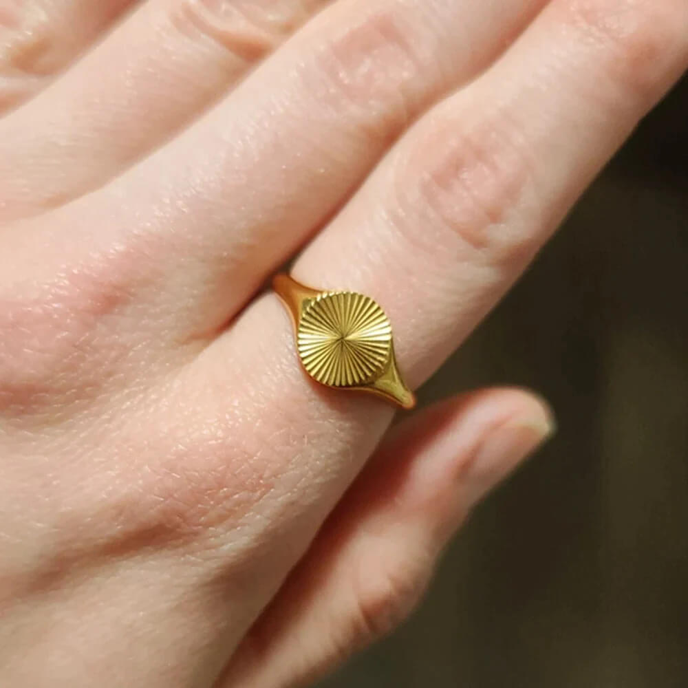 Sun Signet Ring