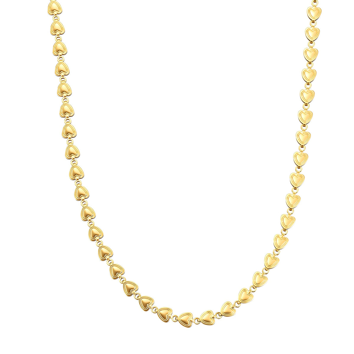 Heart Link Choker Waterproof
