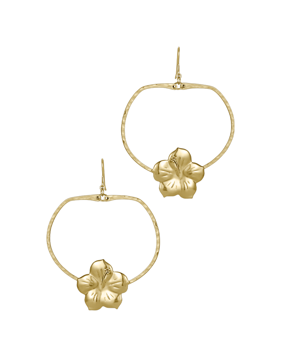 Hibiscus Earrings