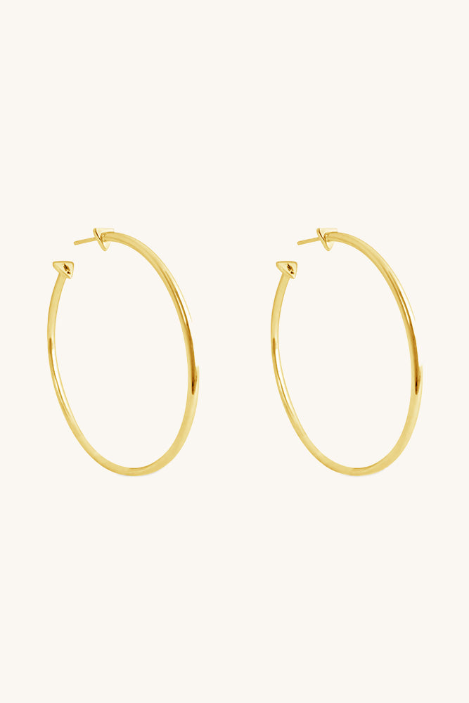 High Noon Hoop Earrings - Gold