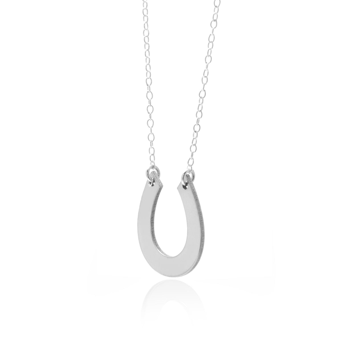 Silver Horseshoe, Cowgirl Necklace, Horseshoe Necklace