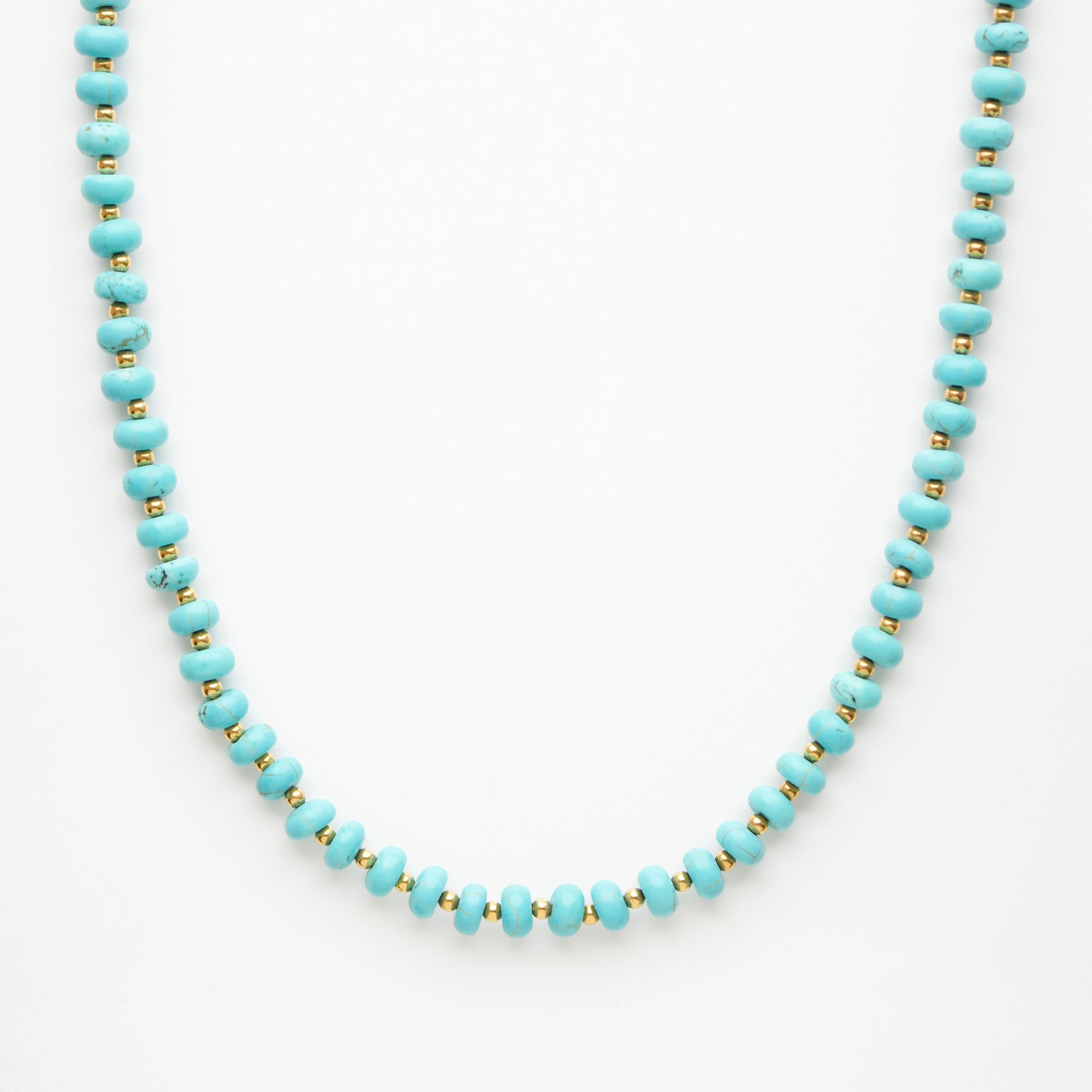 Firoza Jade Beaded Necklace