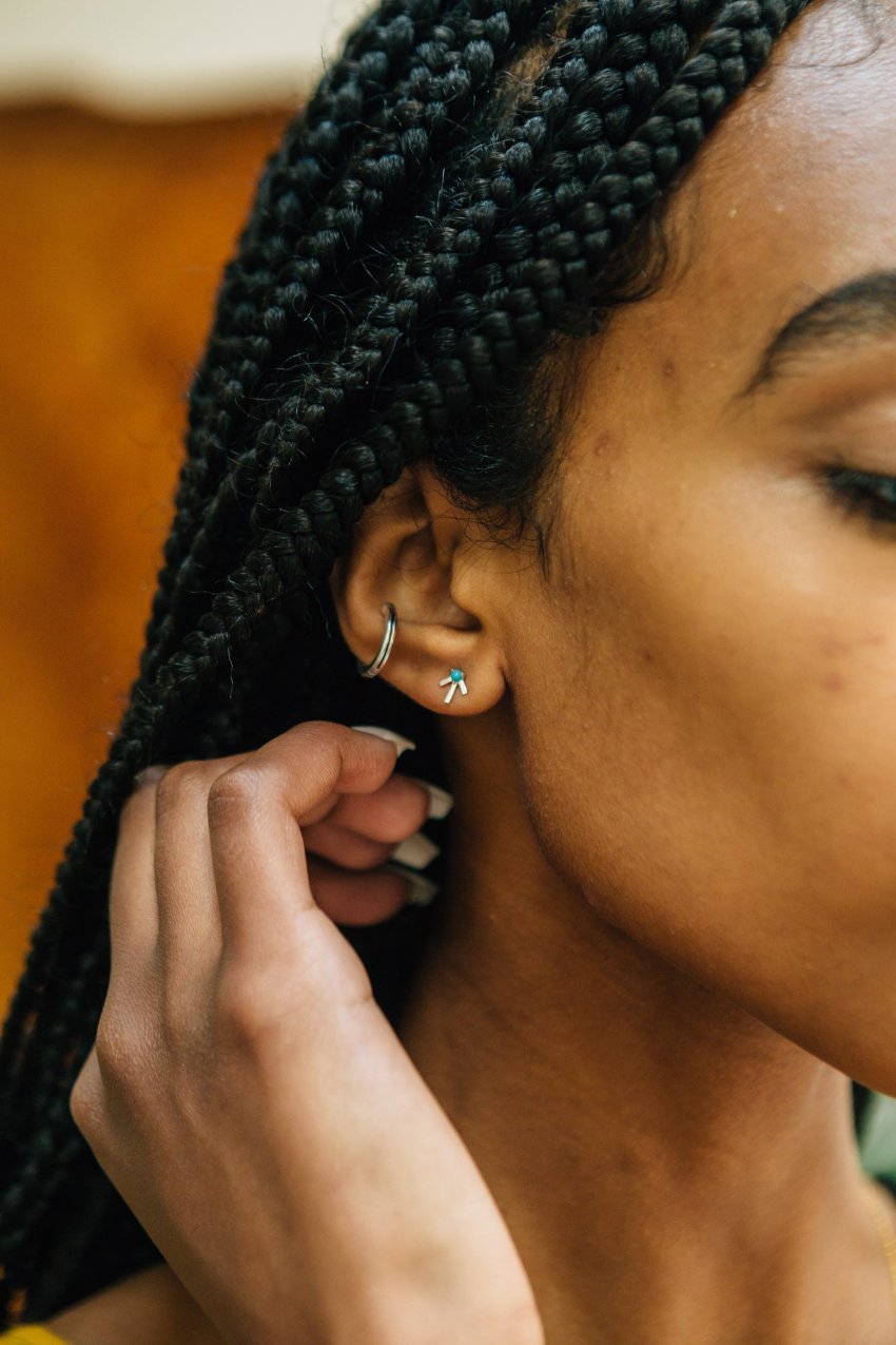 Prairie Star Earrings - Turquoise