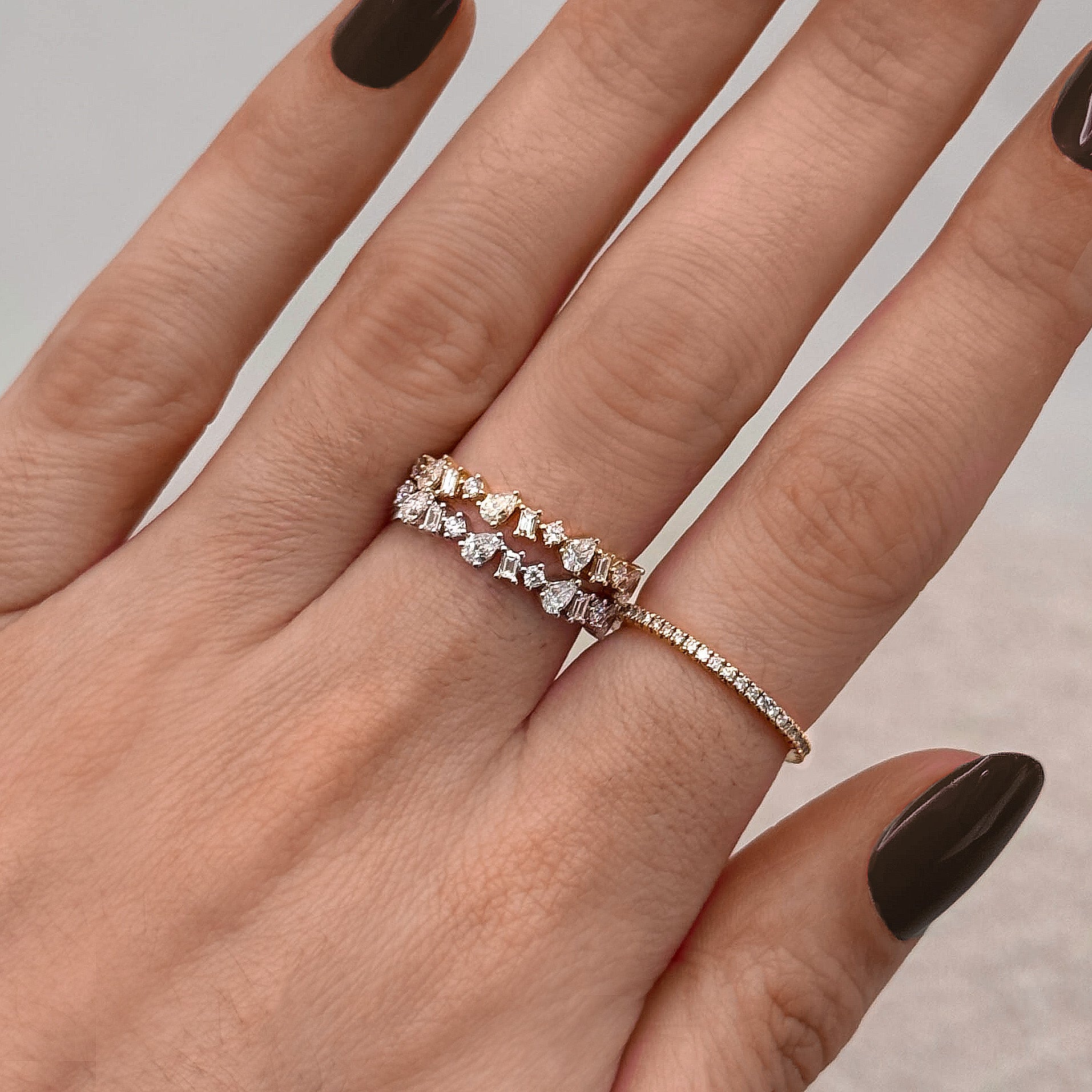 Pave Diamond Eternity Band