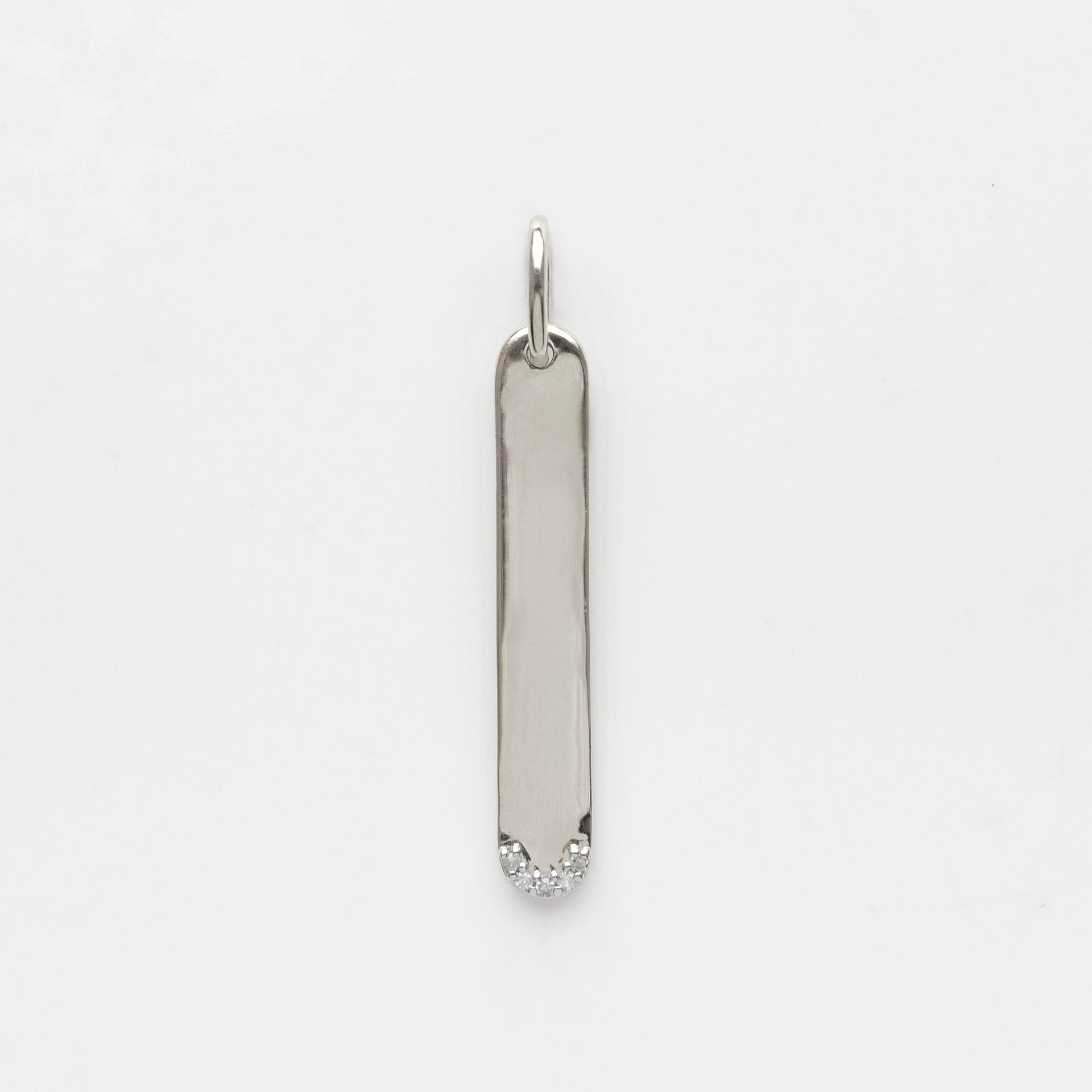 Louise Thompson Lucky Diamond Tag Charm