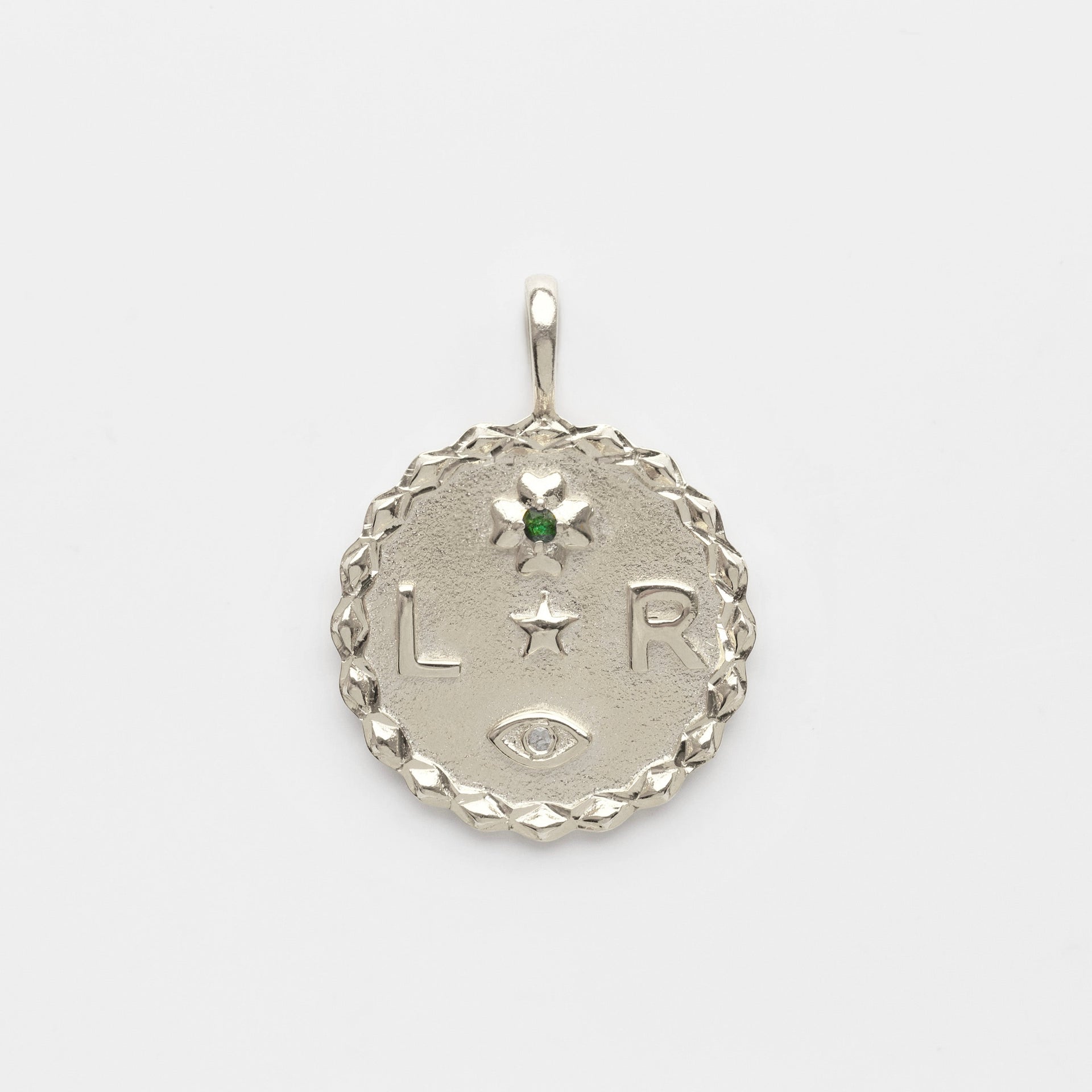 Louise Thompson Lucky Personalised Coin Pendant