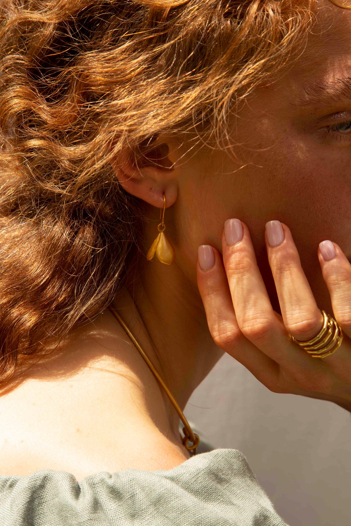 Mahal Lotus Earrings
