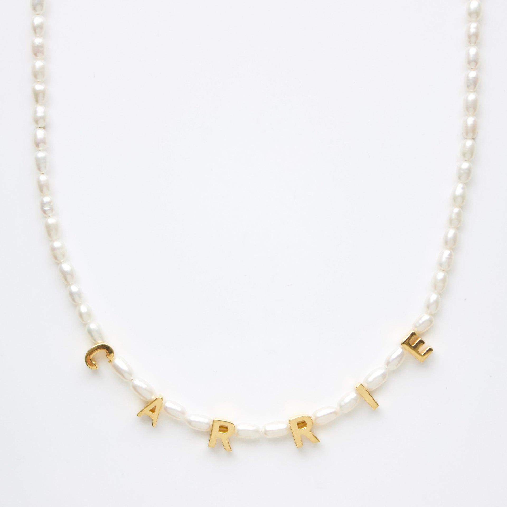 Custom Made Personalised Pearl Necklace