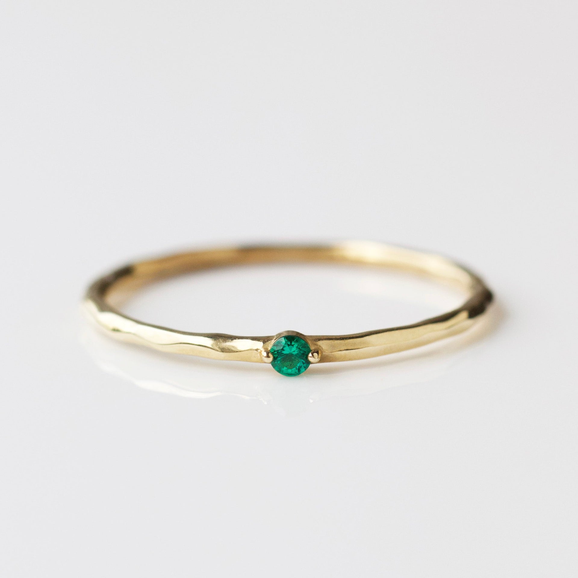 Romilly Emerald Stacking Ring