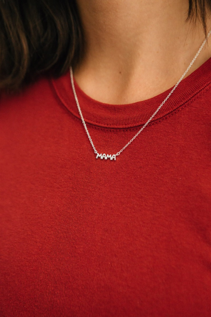 Mama Necklace - Silver