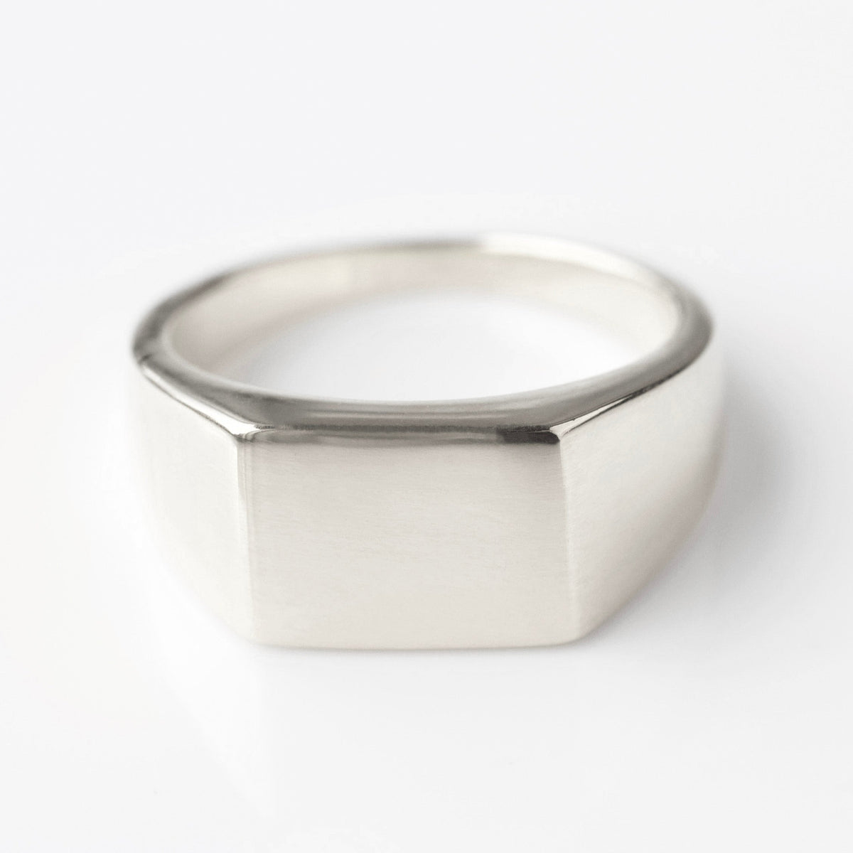 Mens Square Signet Ring