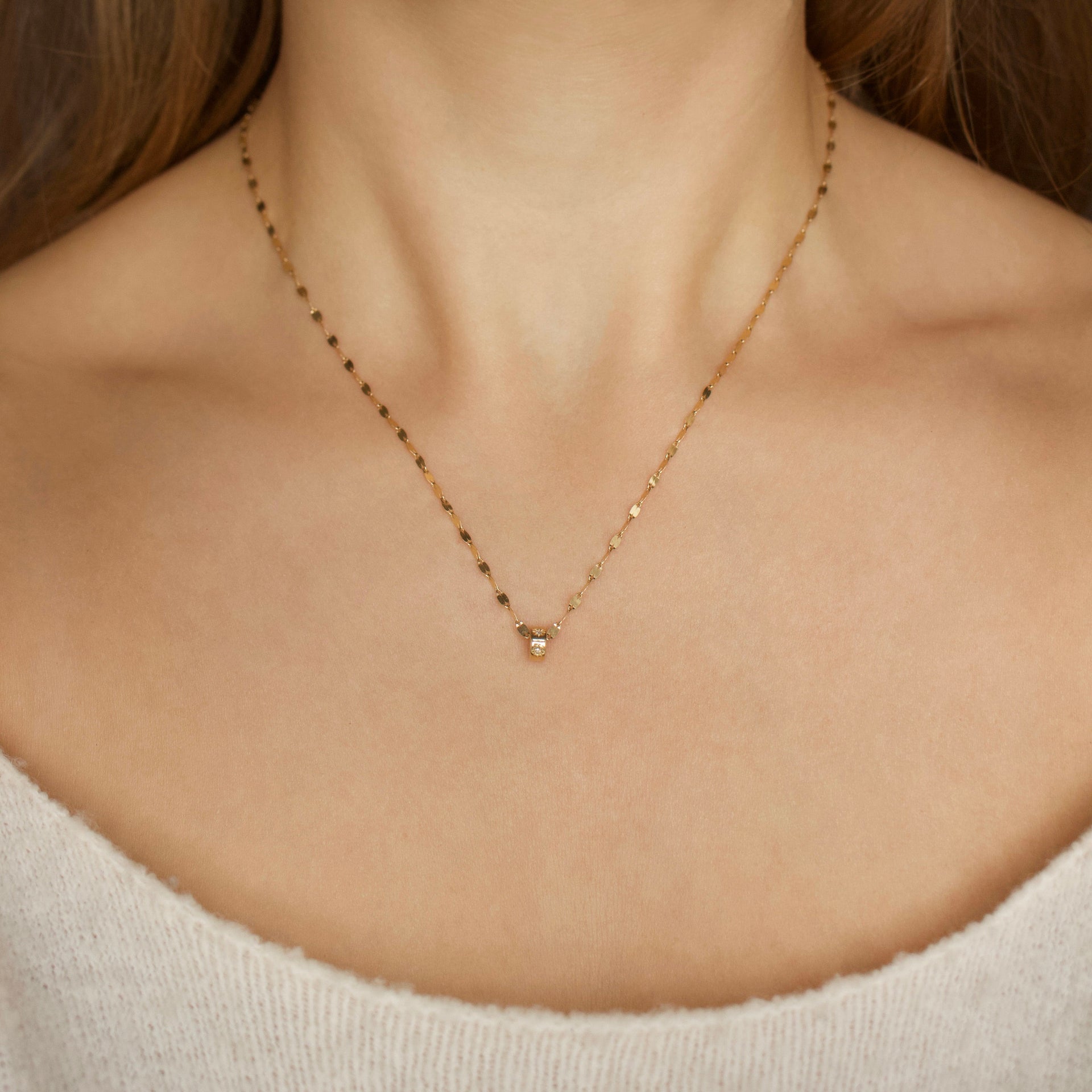 Diamond Star Set Stacker Charm