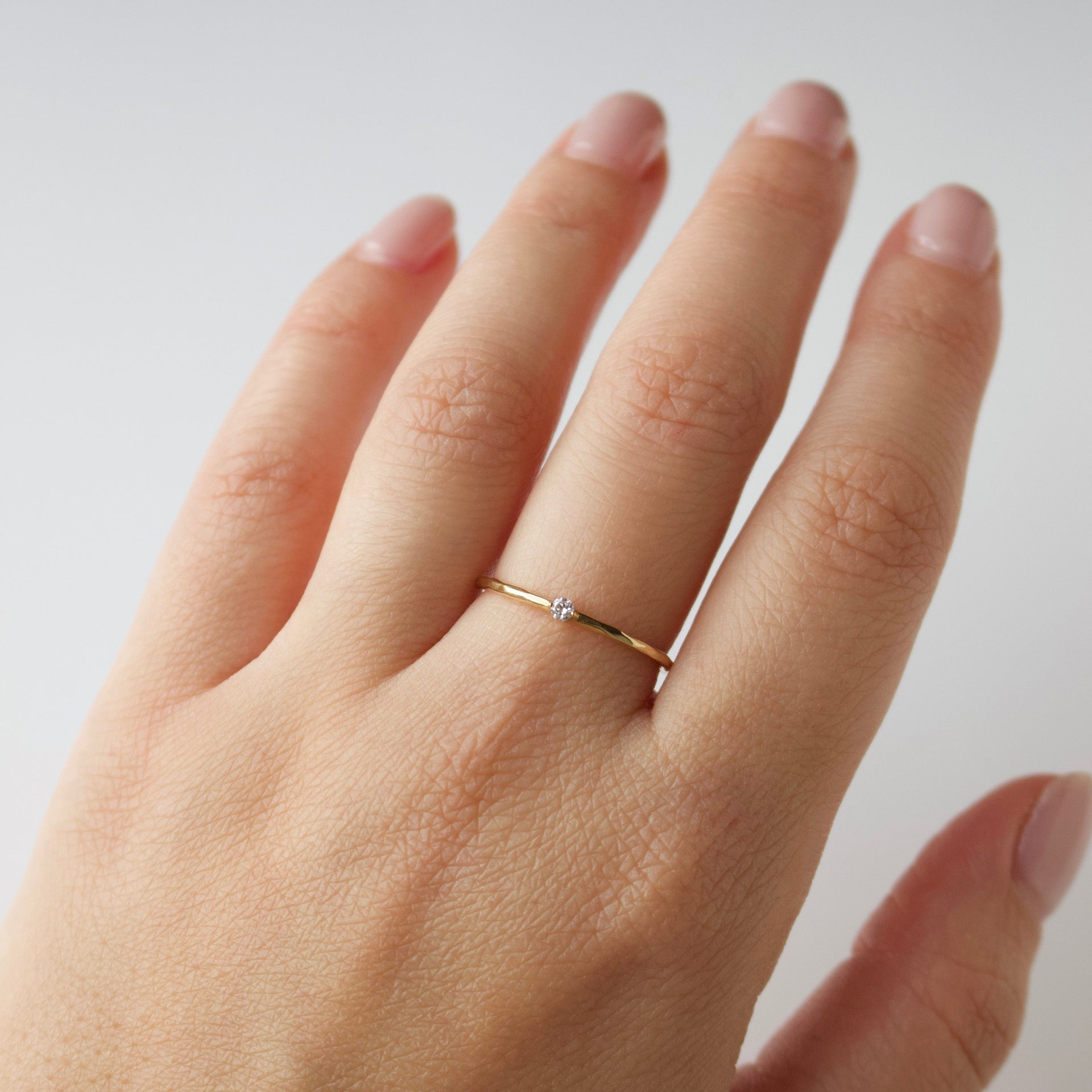 Ottie Diamond Stacking Ring