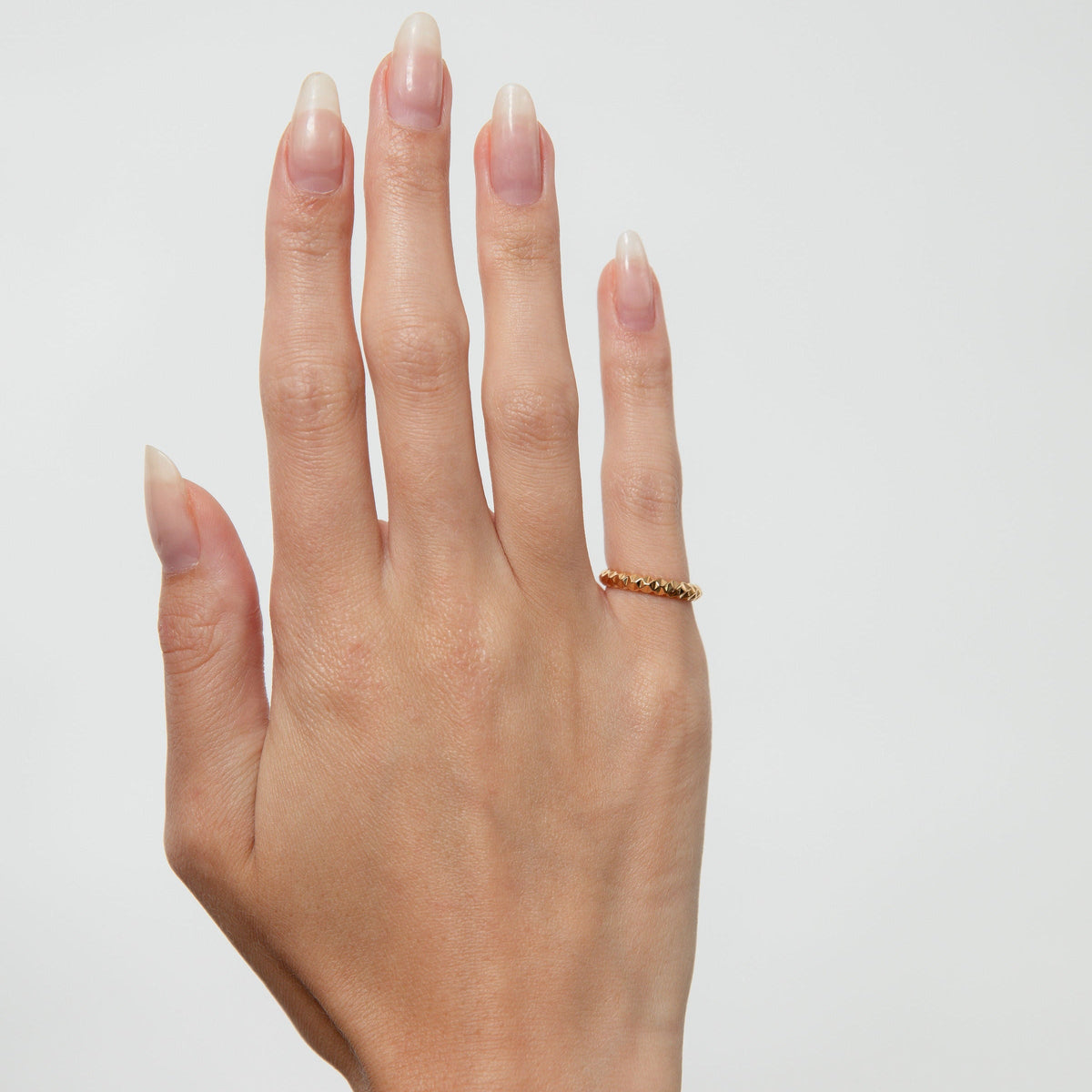 Pyramid Pinky Ring