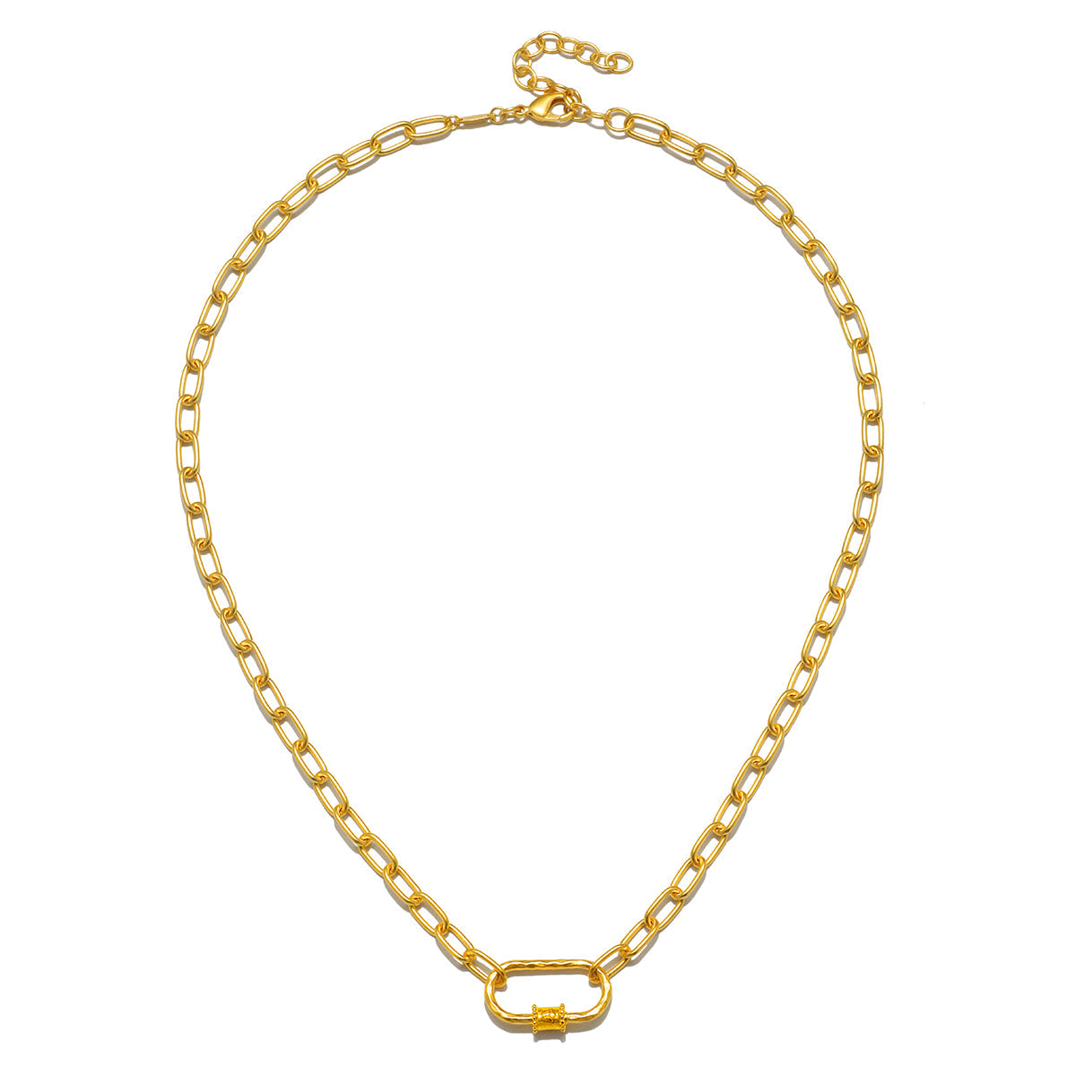 New Beginnings Lotus Charm Holder Necklace