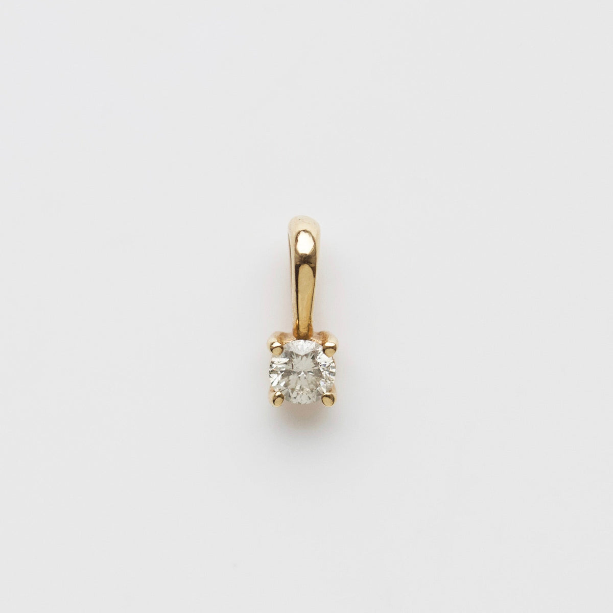Treasured Diamond Solitaire Charm