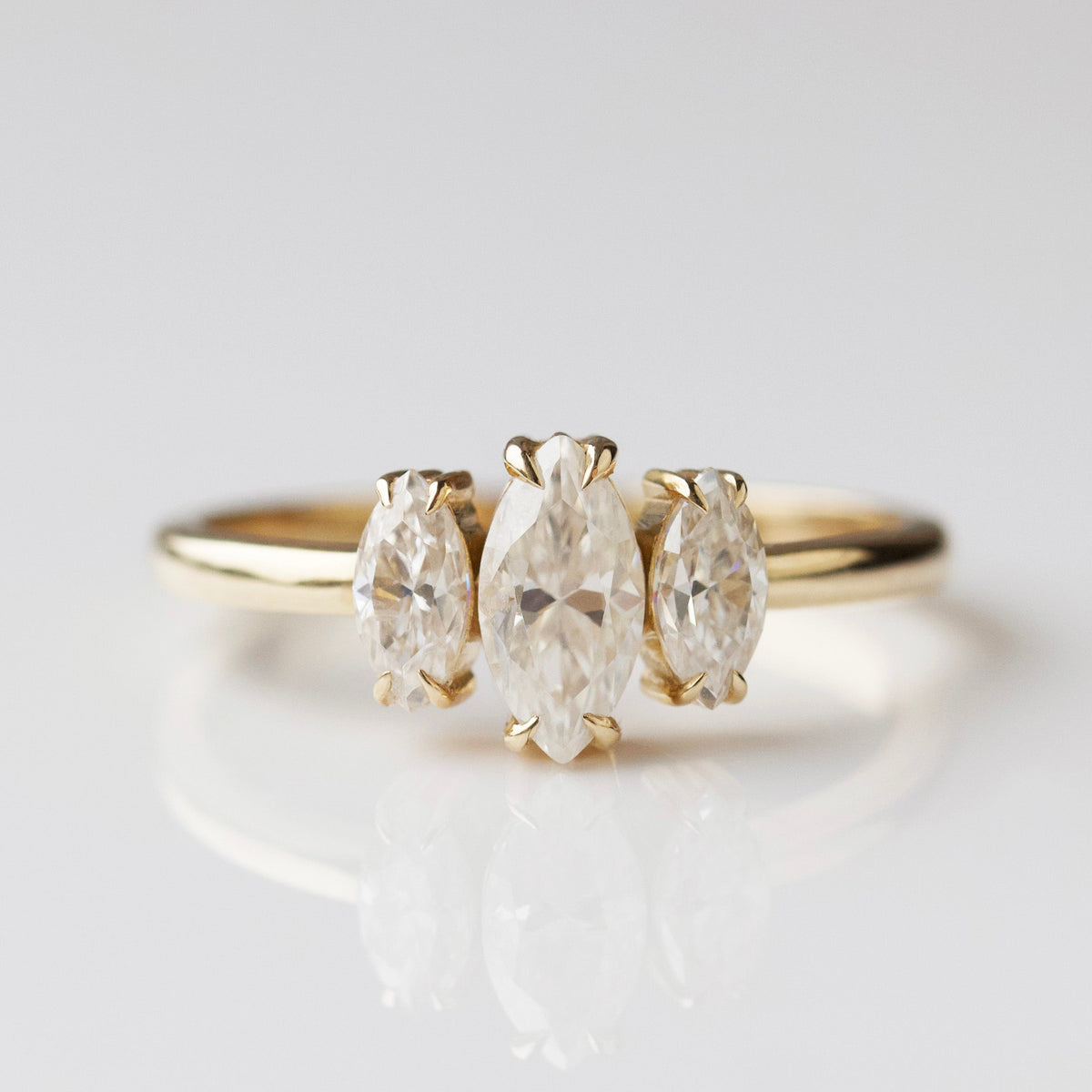 Melody Moissanite Marquise Ring