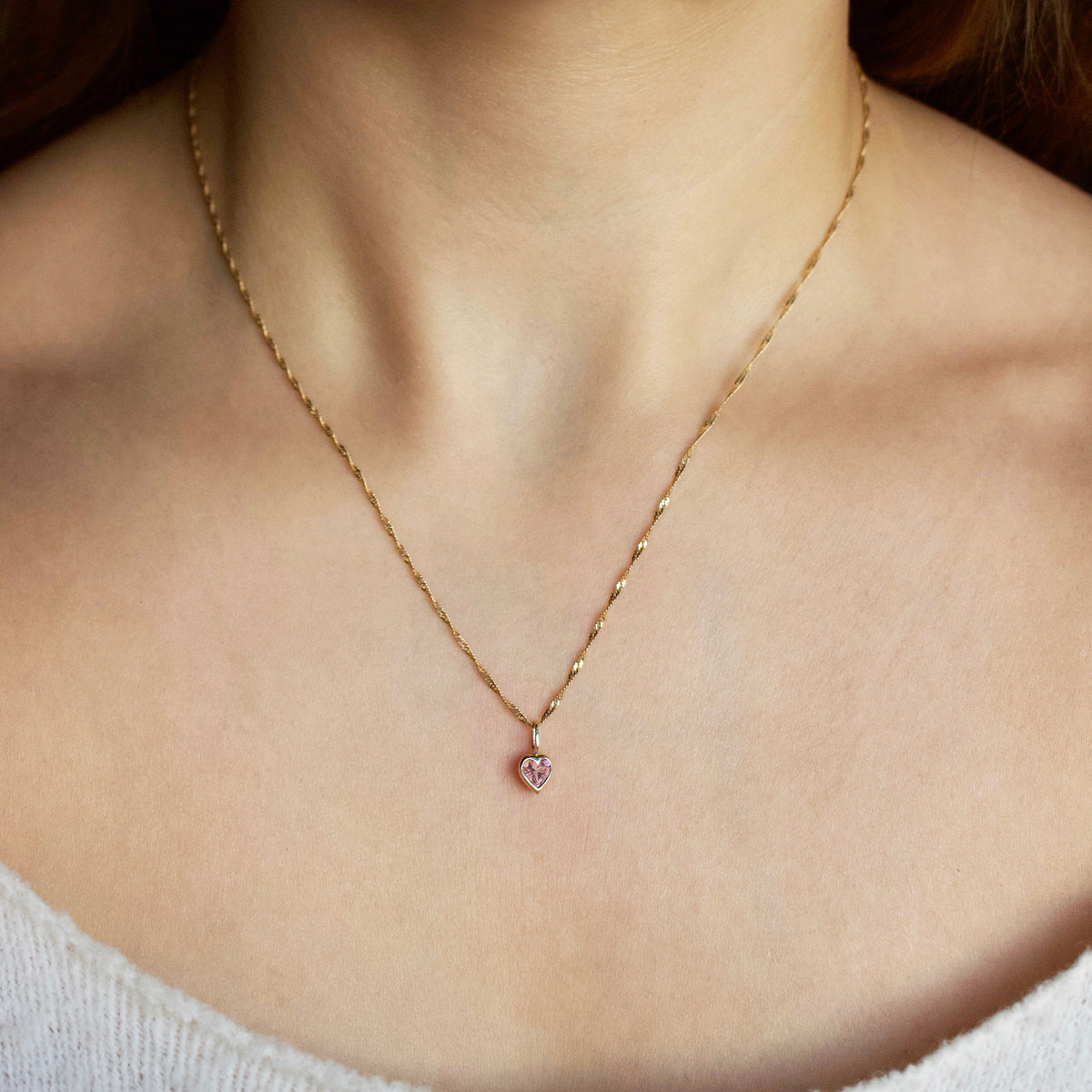 Treasured Tourmaline Heart Pendant