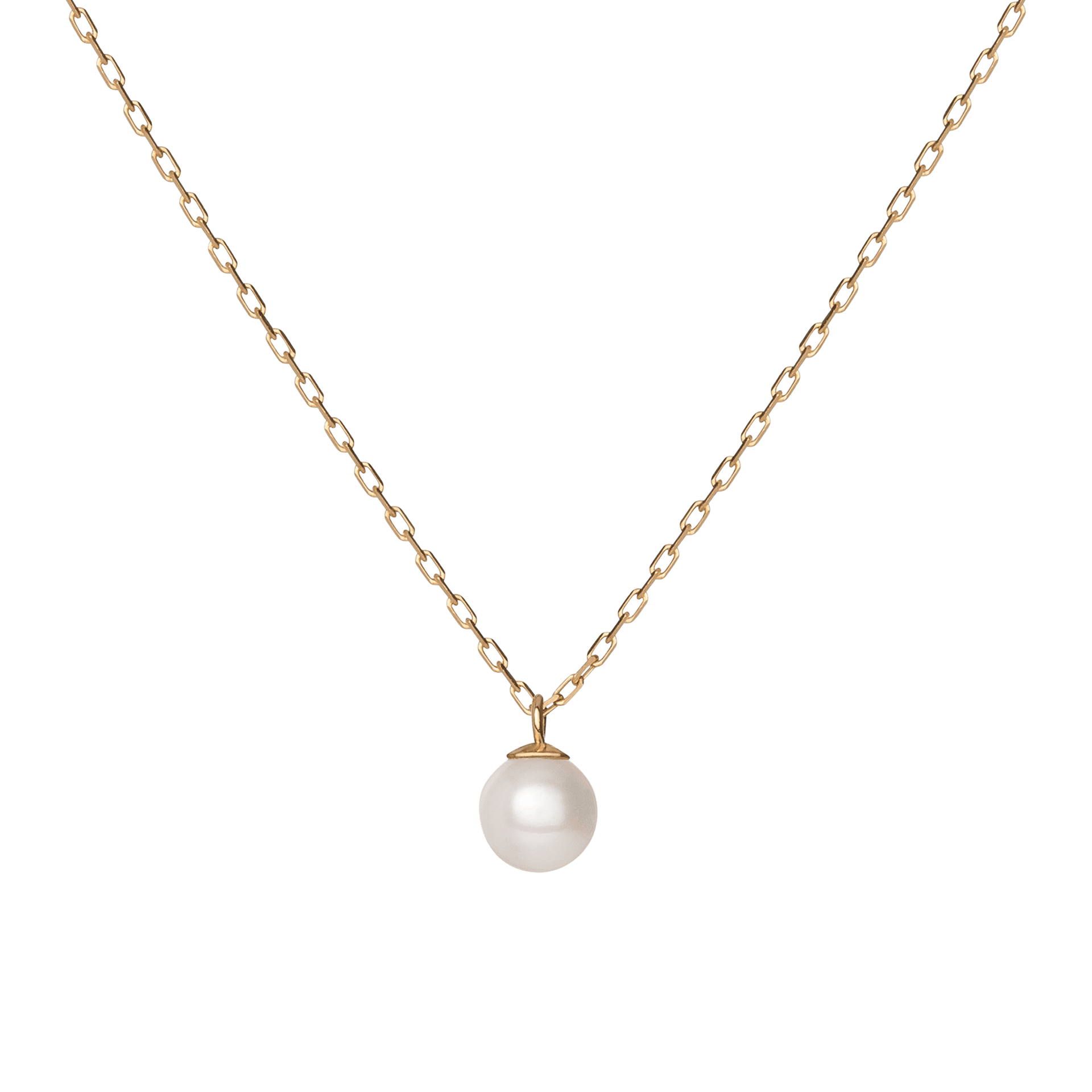 Simple Pearl Necklace