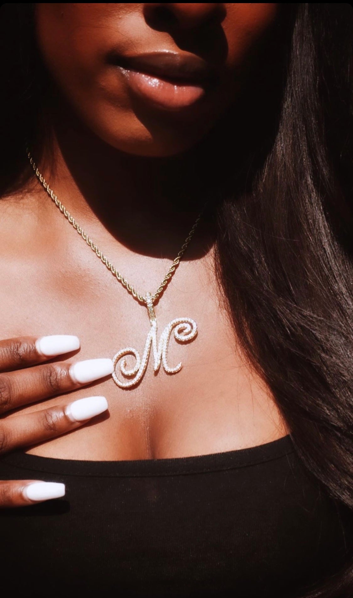 Cursive Initial Necklace