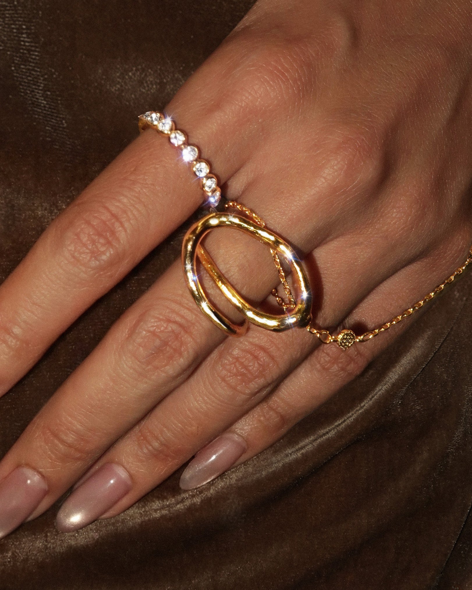 Sculptural Orbit Ring