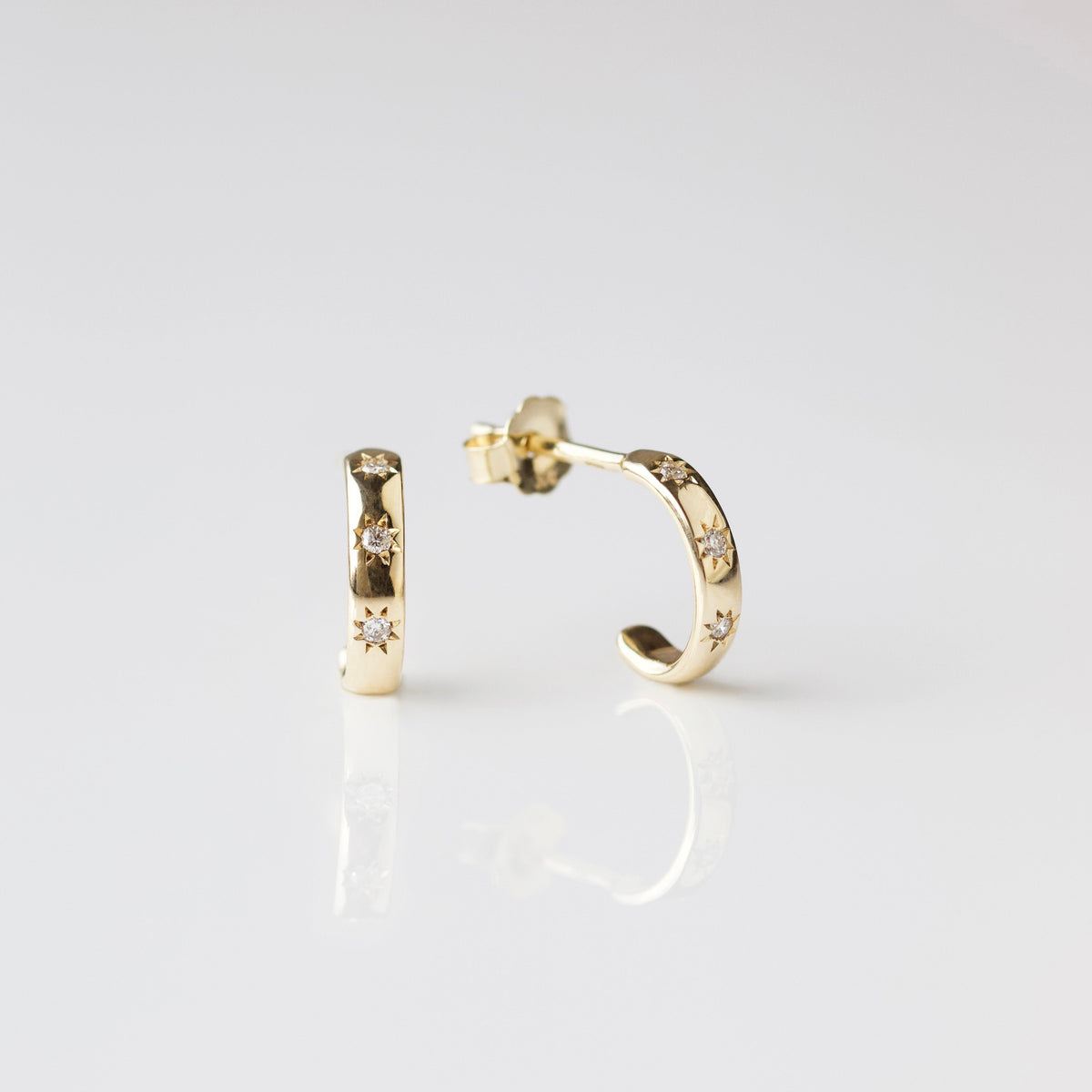 Remy Diamond Star Set Hoops