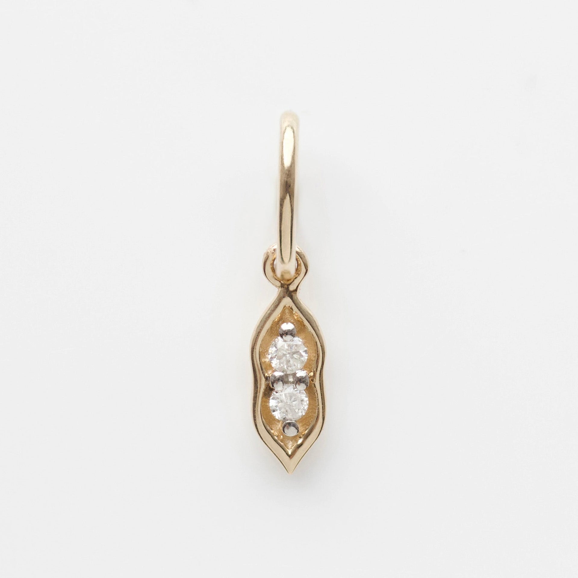 Diamond Peas in a Pod Charm