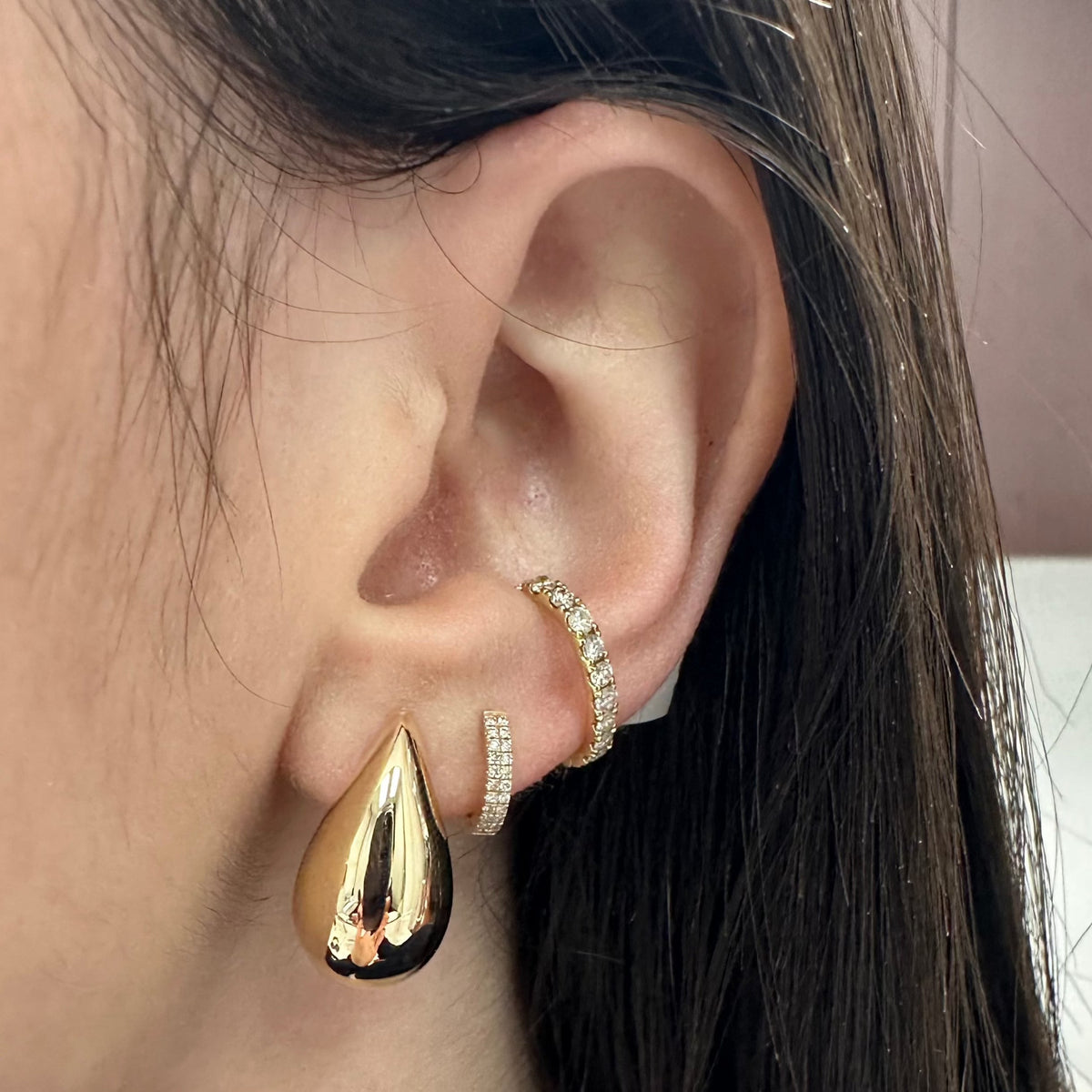 Raindrop Stud Earrings