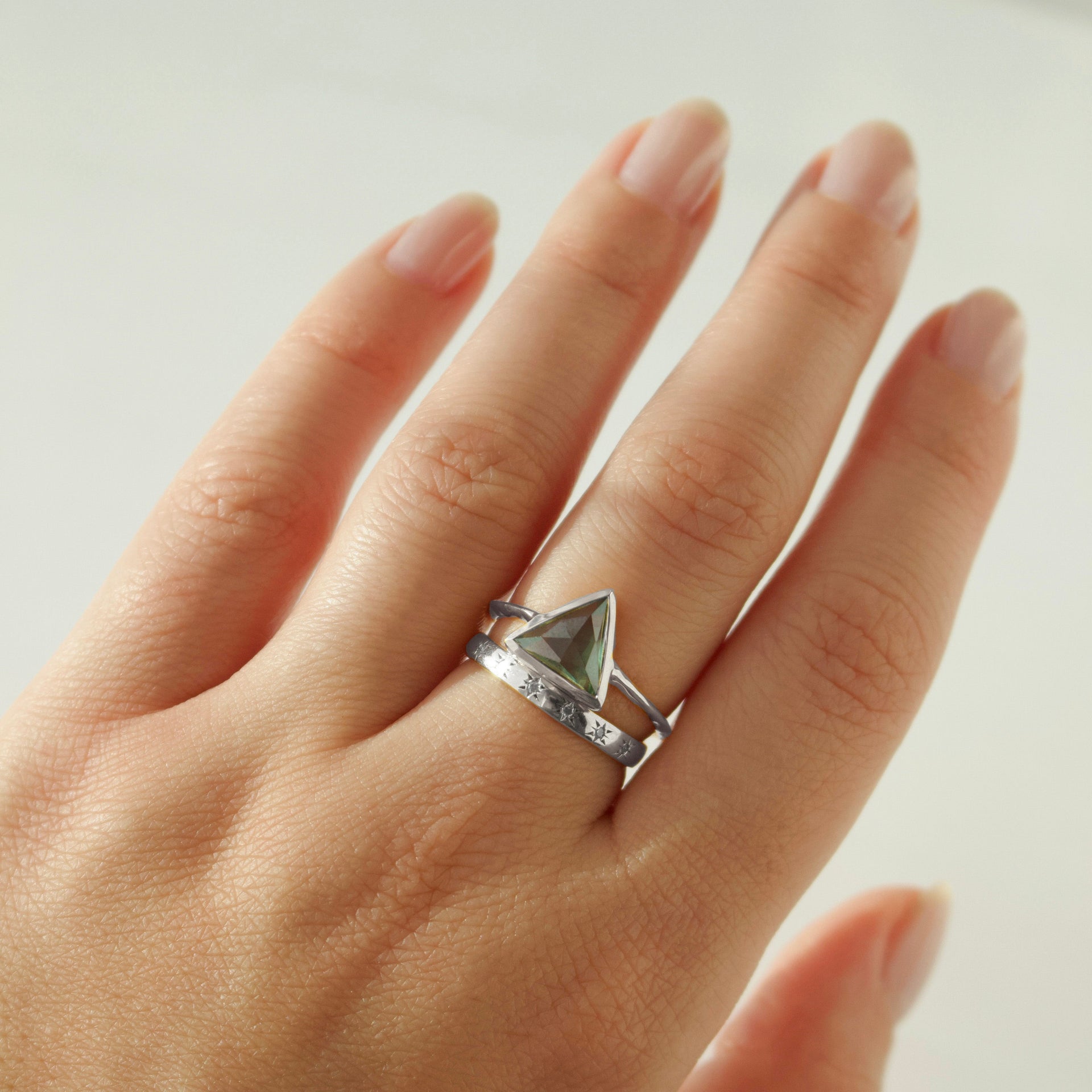 Farrah Fern Green Topaz Ring