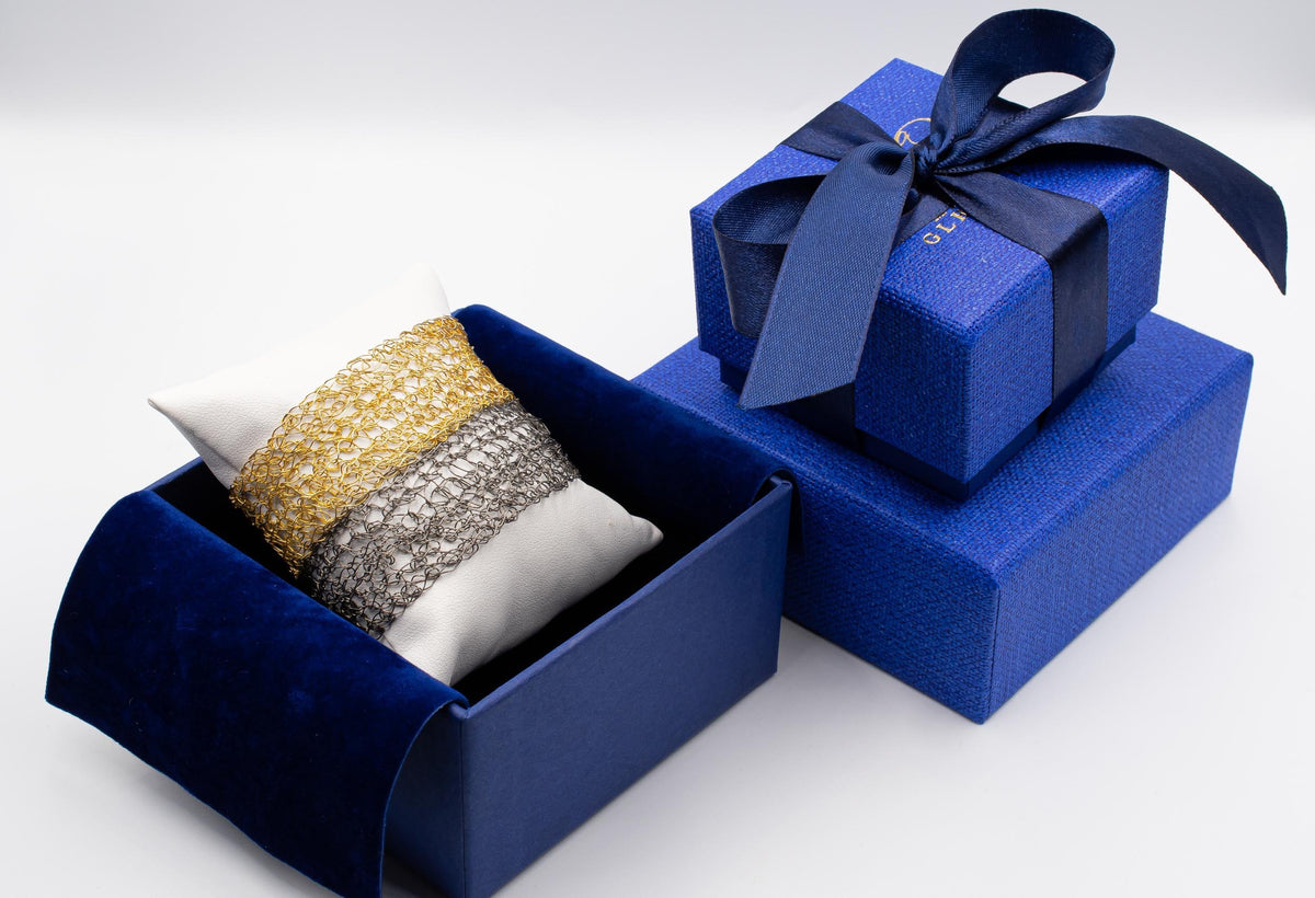 black-rhodium-and-gold-cuff-bracelet