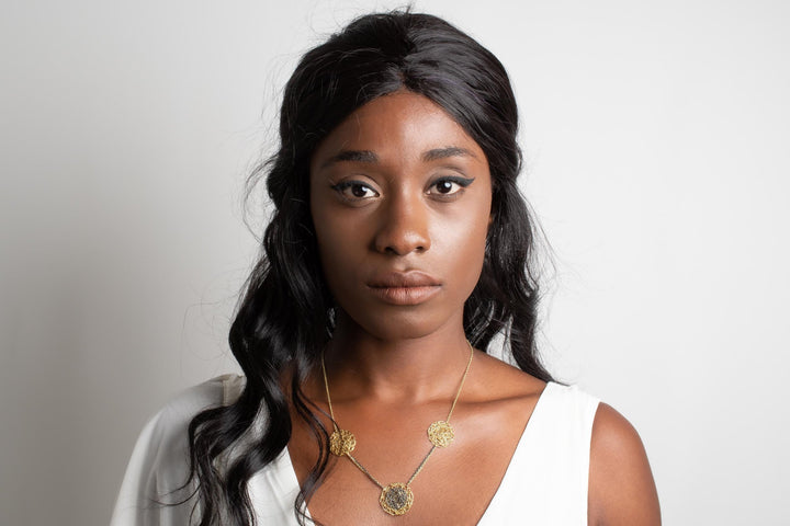 black-rhodium-and-gold-disc-necklace