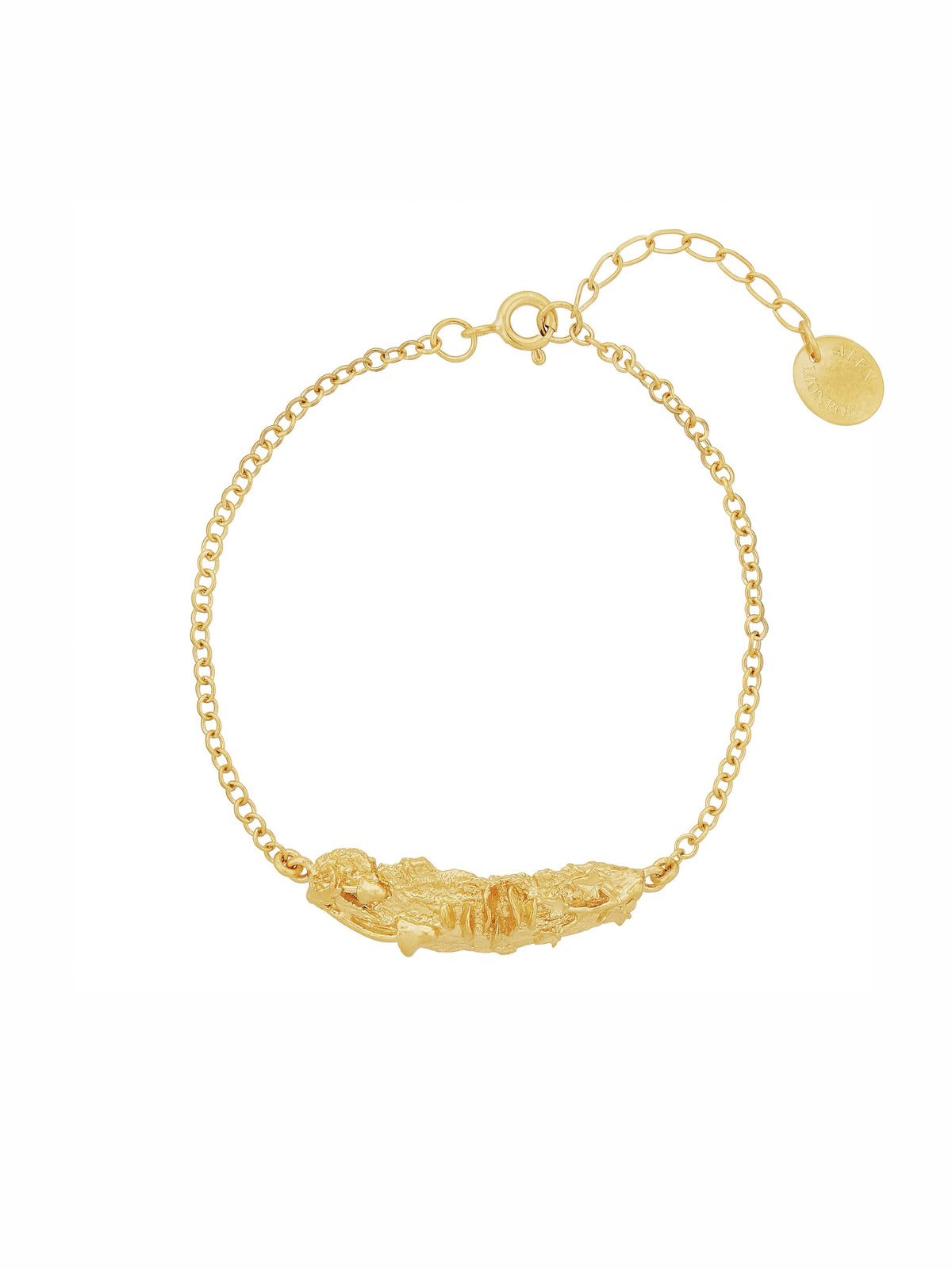 Woodland Bark Inline ID Bracelet