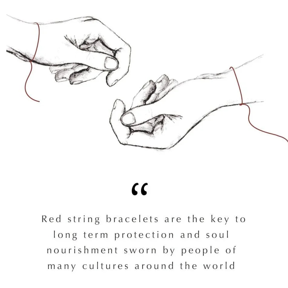 Pure Intentions Pearl Red String Bracelet