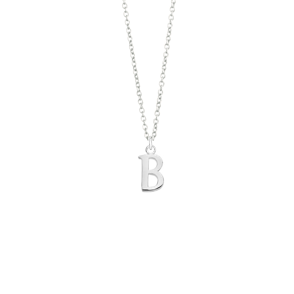 Silver Initial Necklace