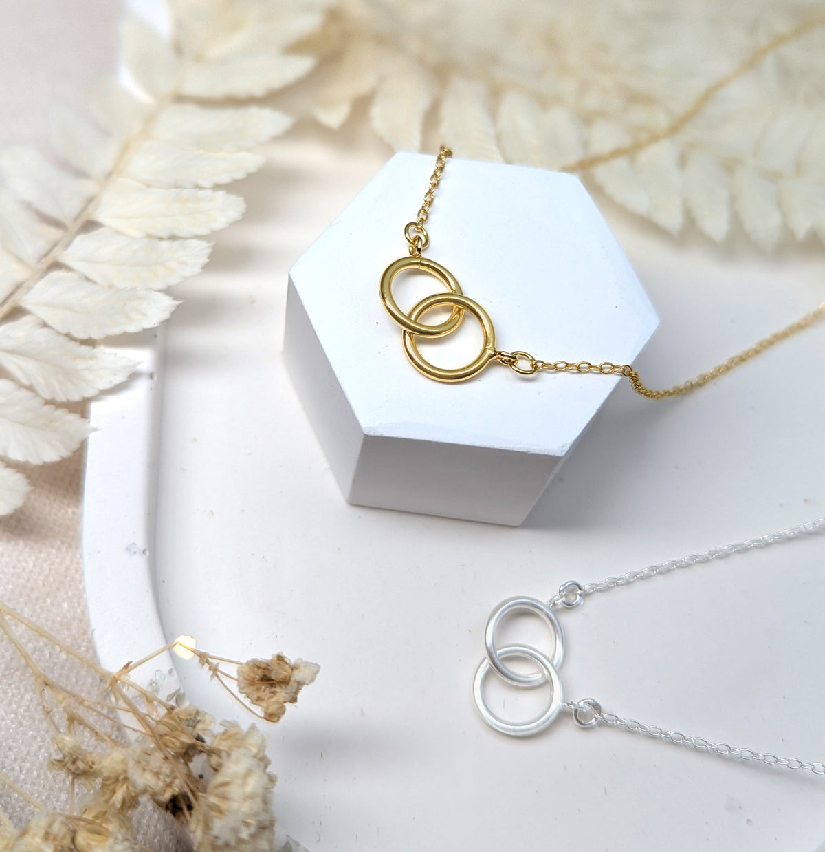 Interlocking Circles Necklace