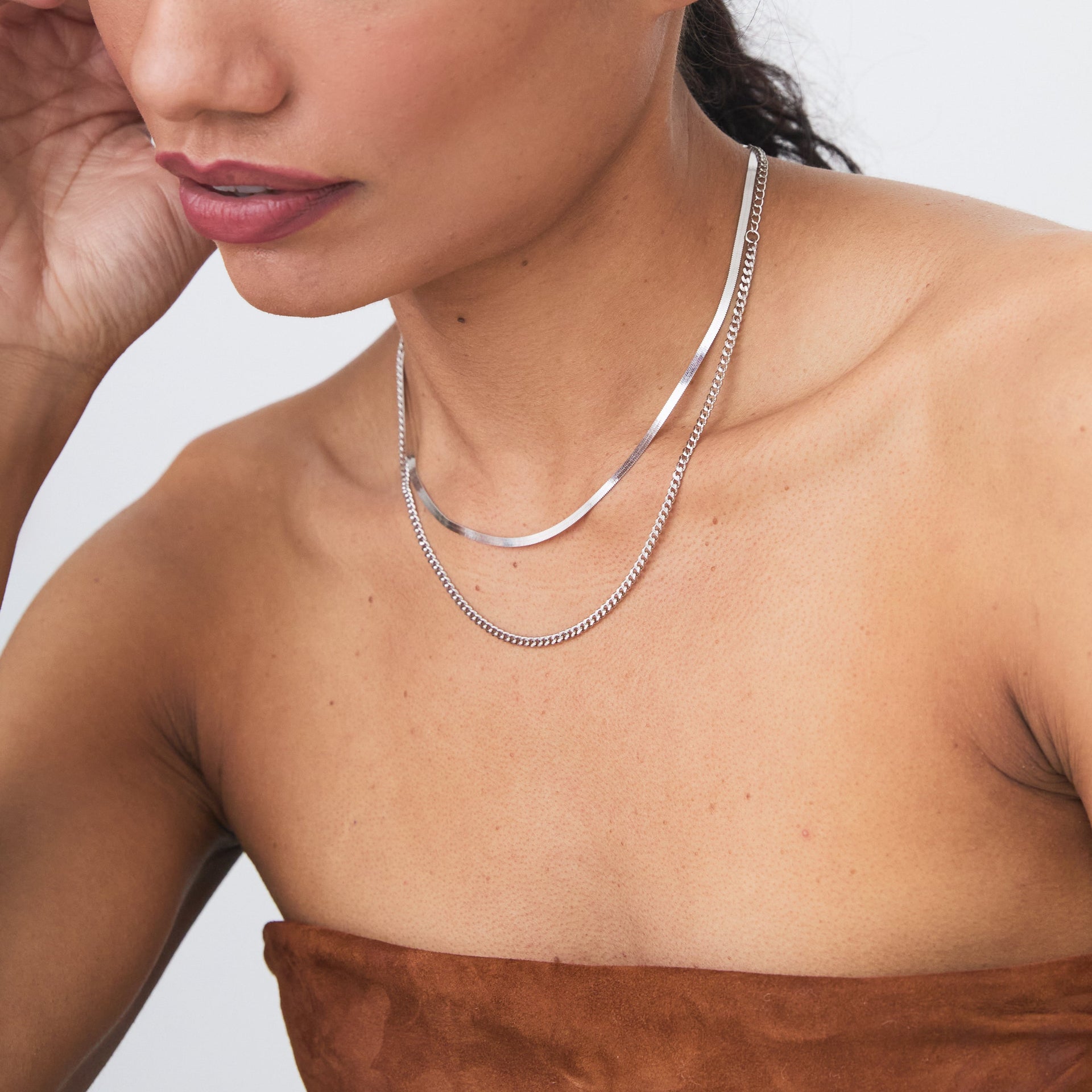 Dani Chain Necklace Silver