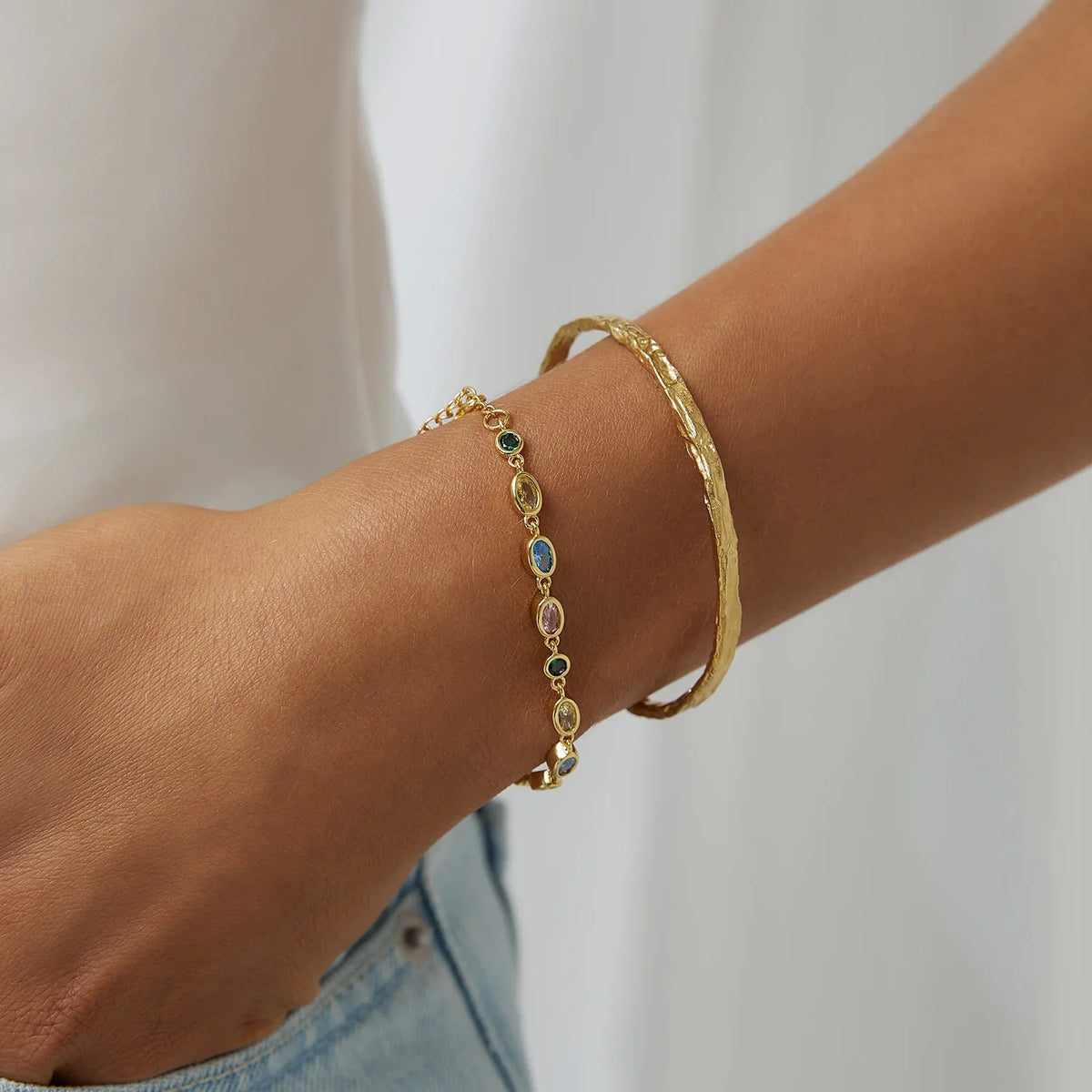 Isadora Gold Bracelet Multi