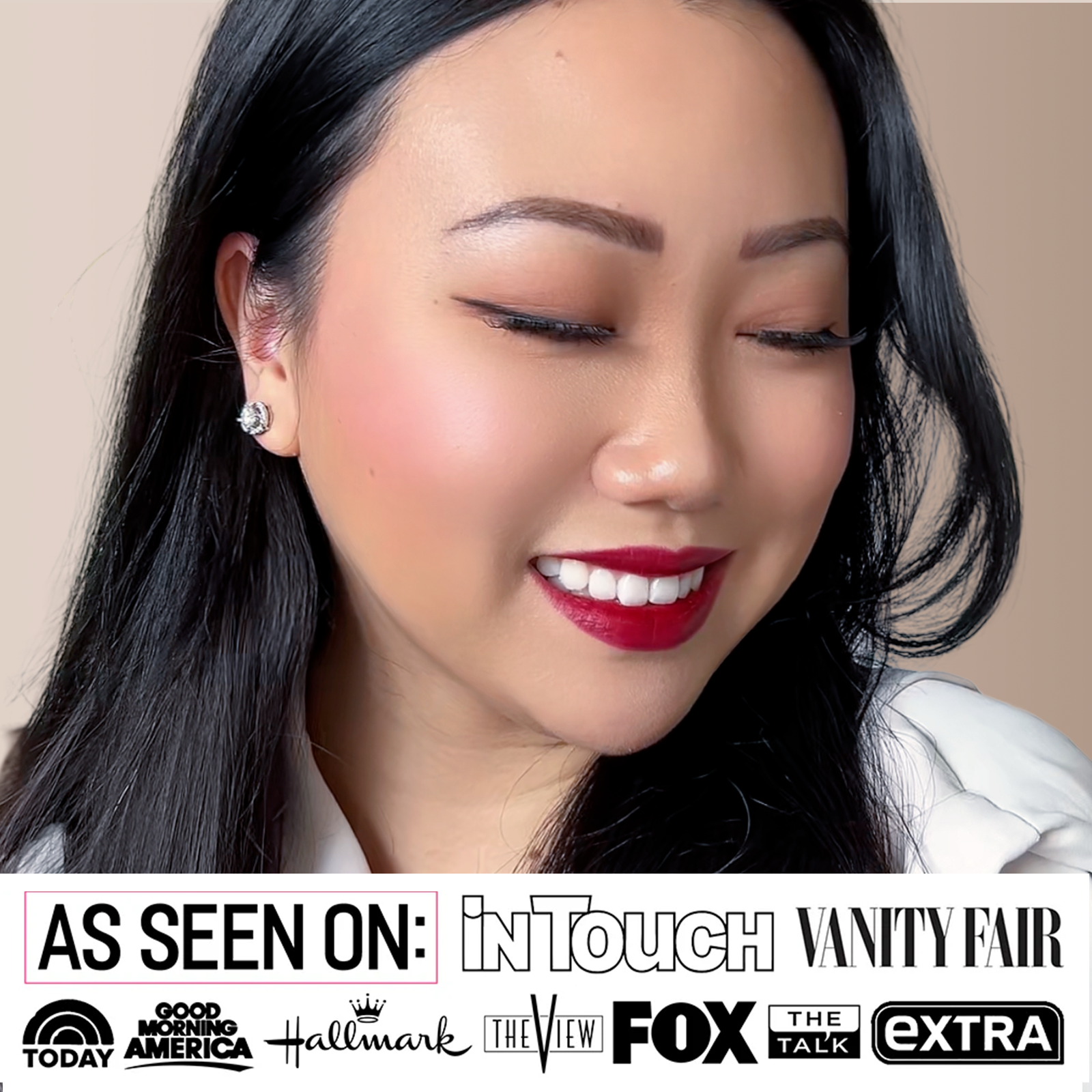 Moissanite by Cate & Chloe Jemma 18k Gold Plated 925 Sterling Silver Stud Earrings 1tcw