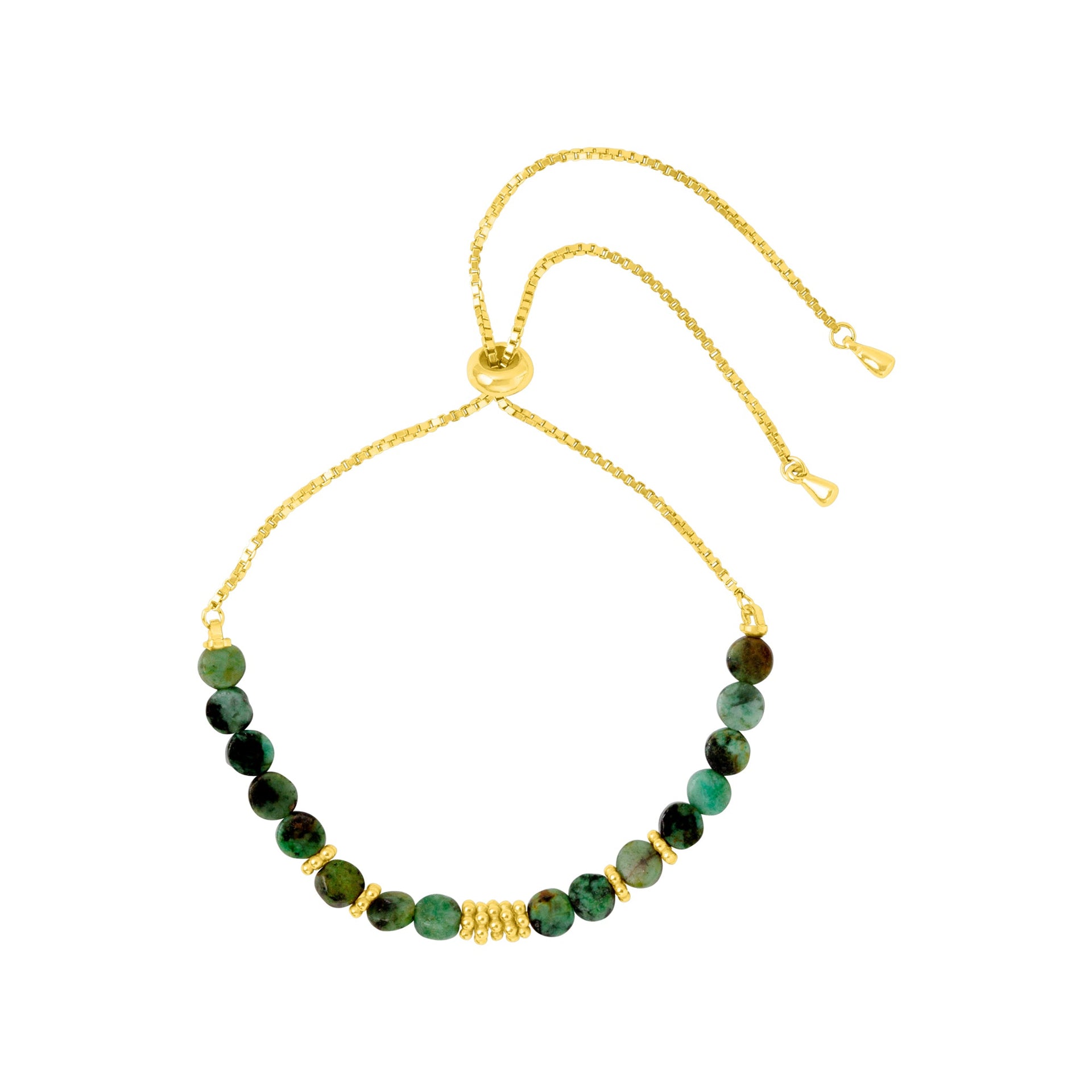 Turquoise Kismet Bracelet Gold