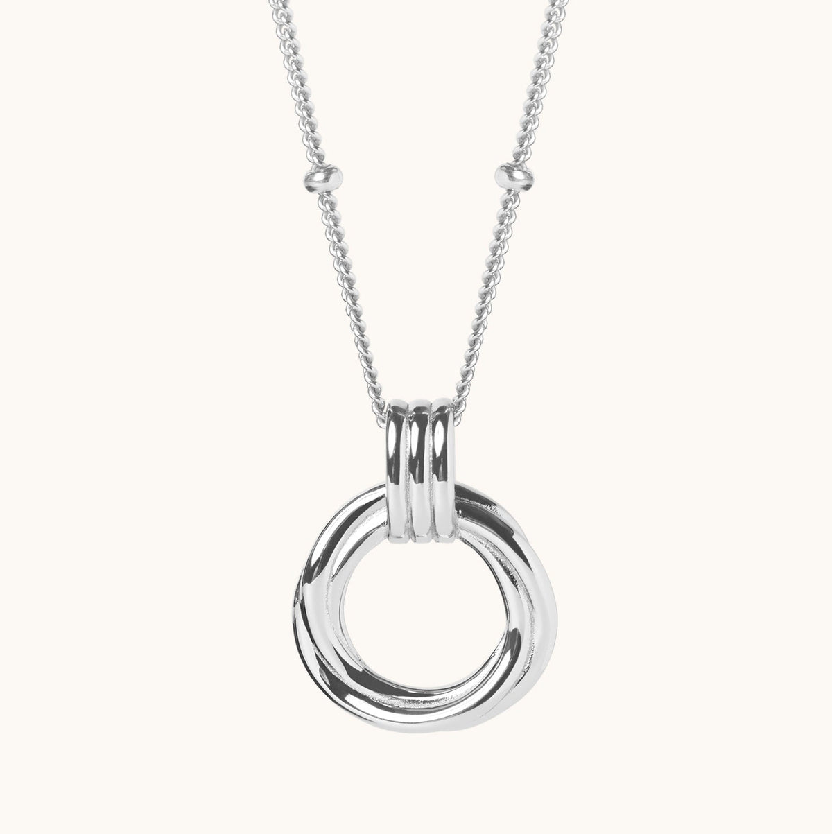 Karma Necklace Silver