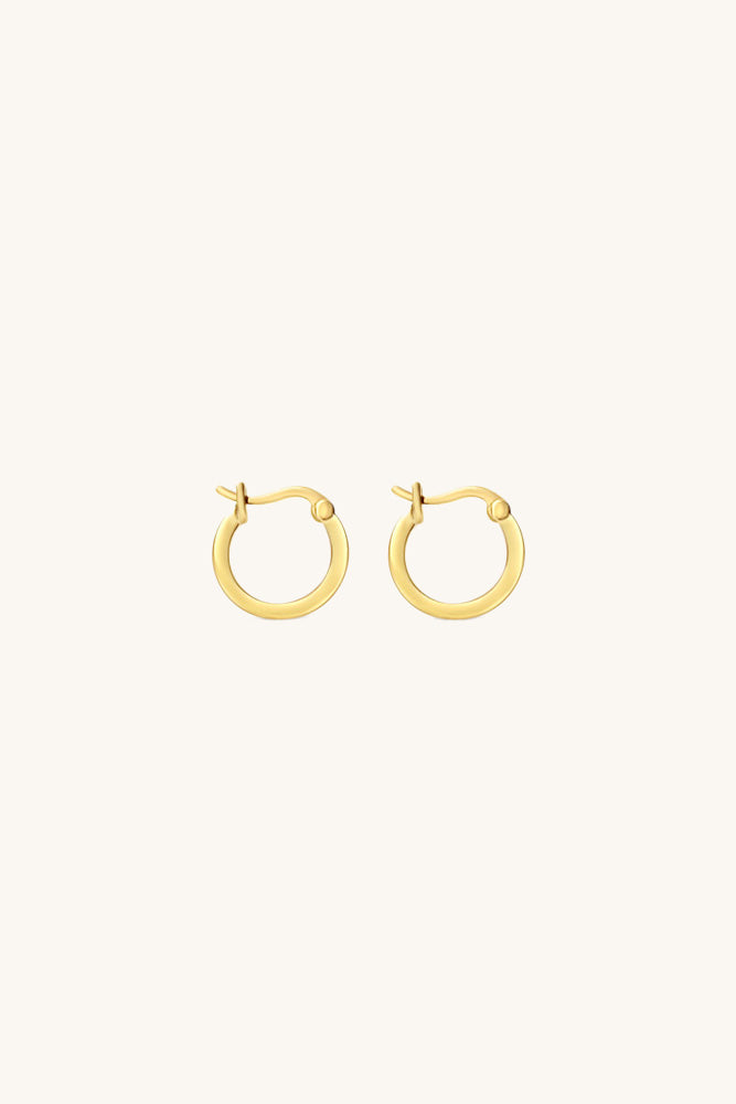 Kate Hoop Earrings - Gold