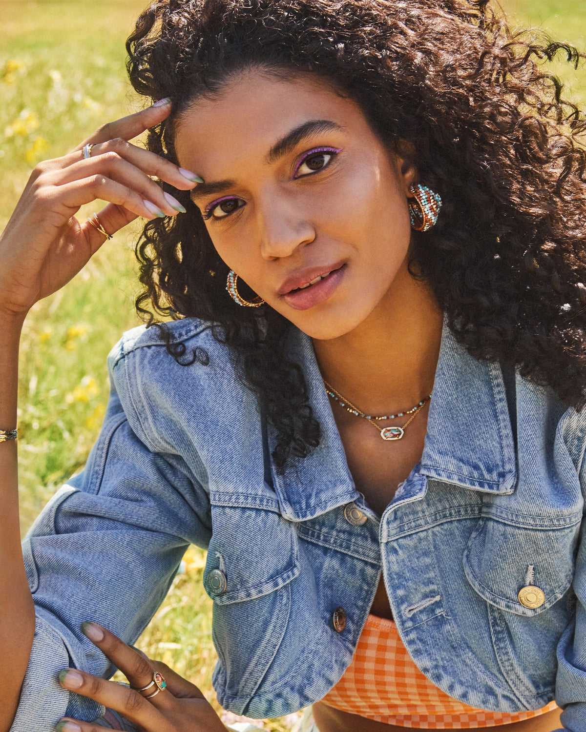 britt-gold-hoop-earrings-in-red-mix