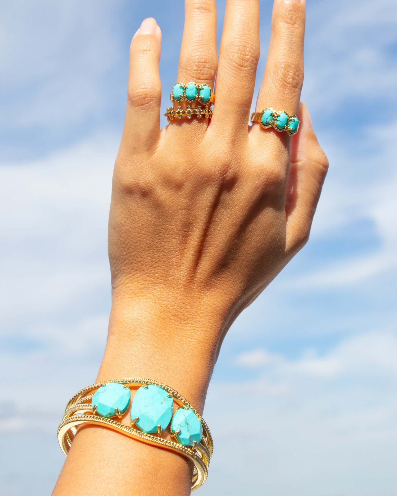 daphne-gold-statement-cuff-in-variegated-turquoise-magnesite-swarovski