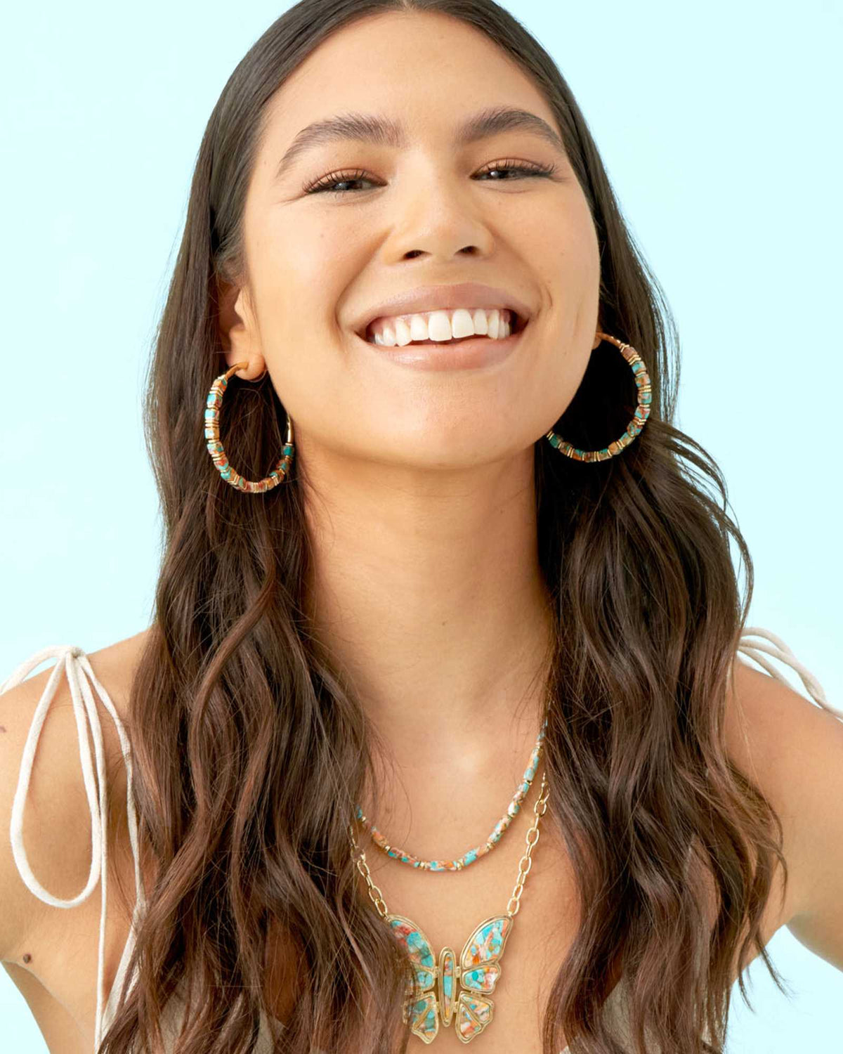 ember-gold-hoop-earrings-in-bronze-veined-turquoise-magnesite-swarovski