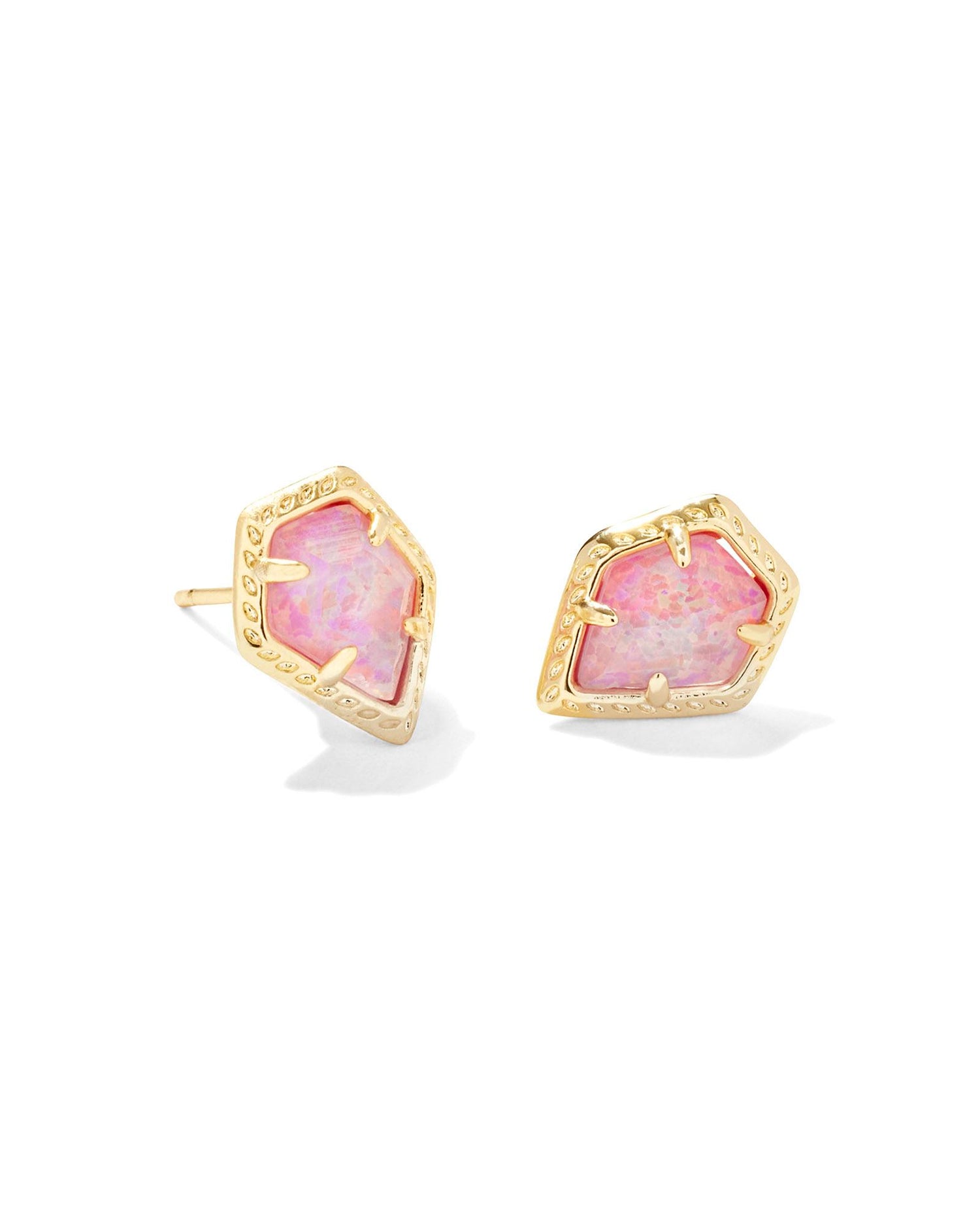 framed-gold-tessa-stud-earrings-in-luster-rose-pink-kendra-scott