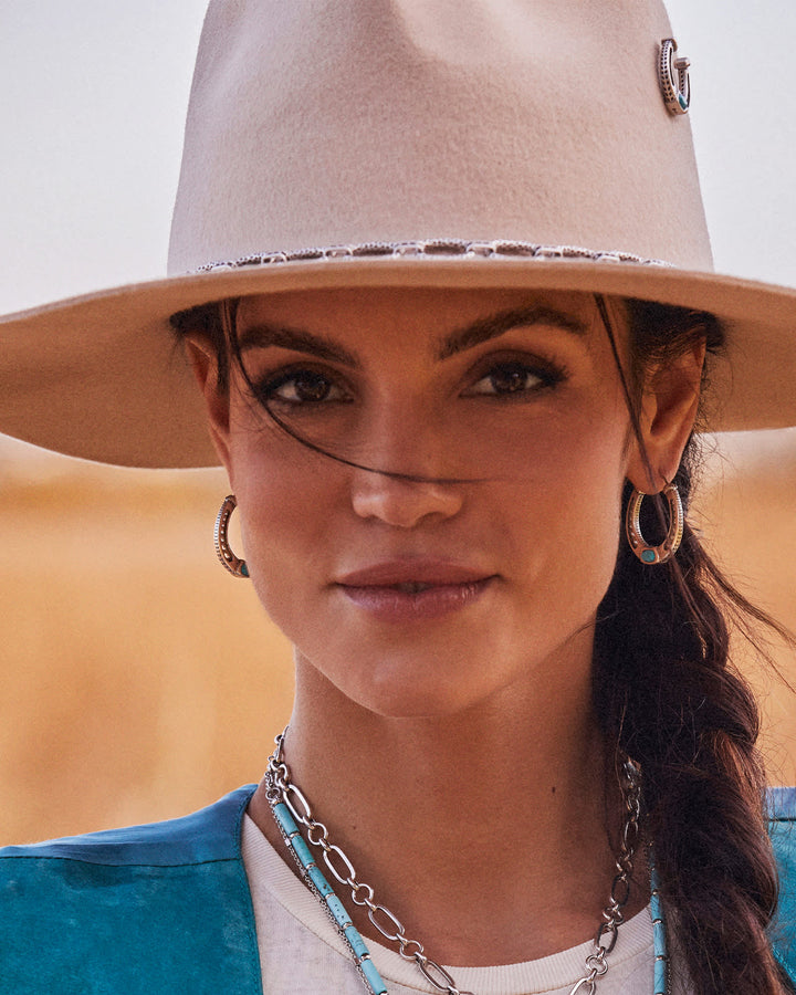 noble-vintage-silver-horsehoe-hoop-earrings-in-variegated-dark-teal-magnesite-swarovski