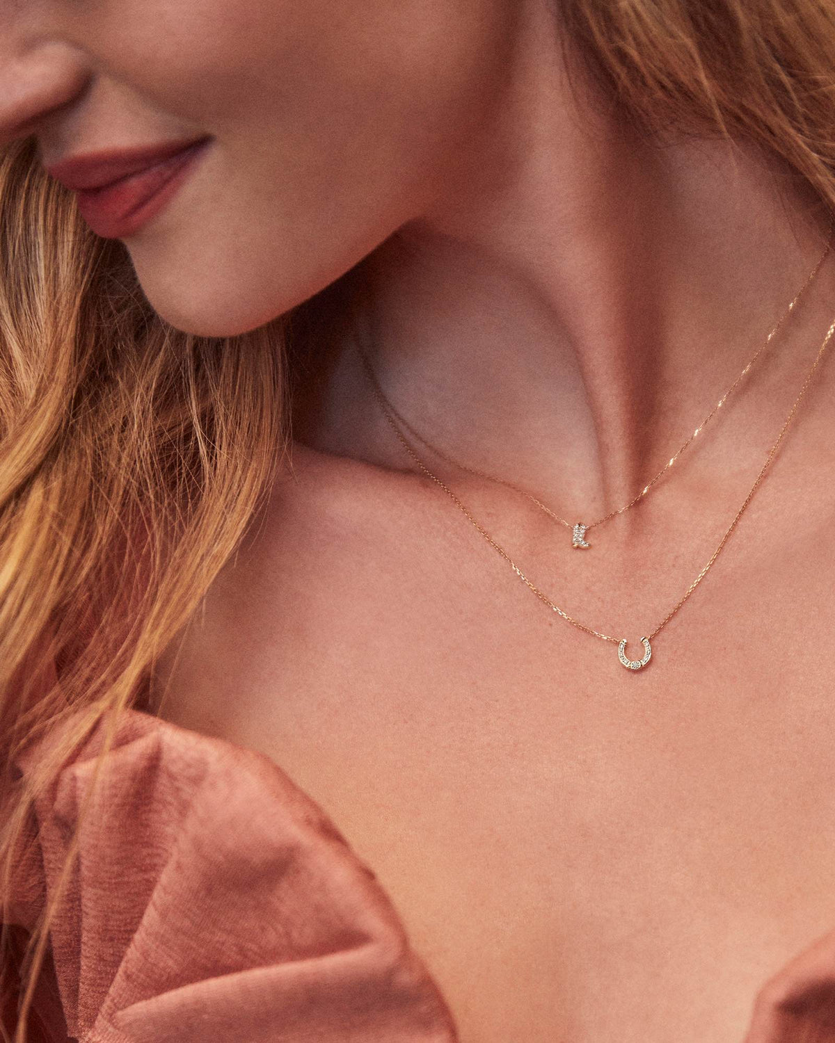 noble-14k-yellow-gold-horseshoe-short-pendant-necklace-in-white-diamond-swarovski