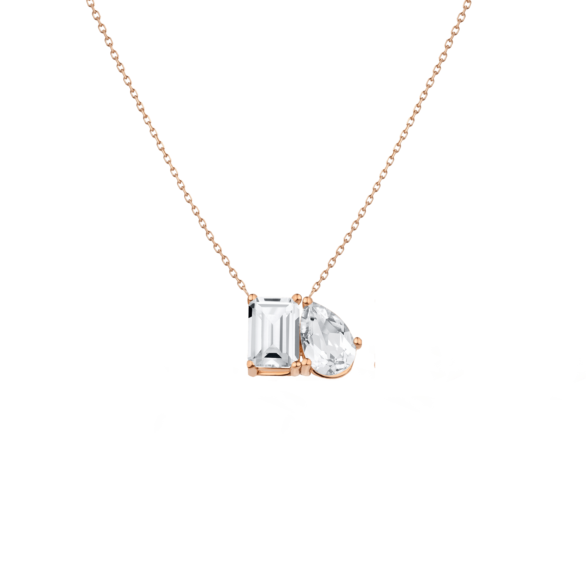 Toi et Moi Gemstone Classic Necklace