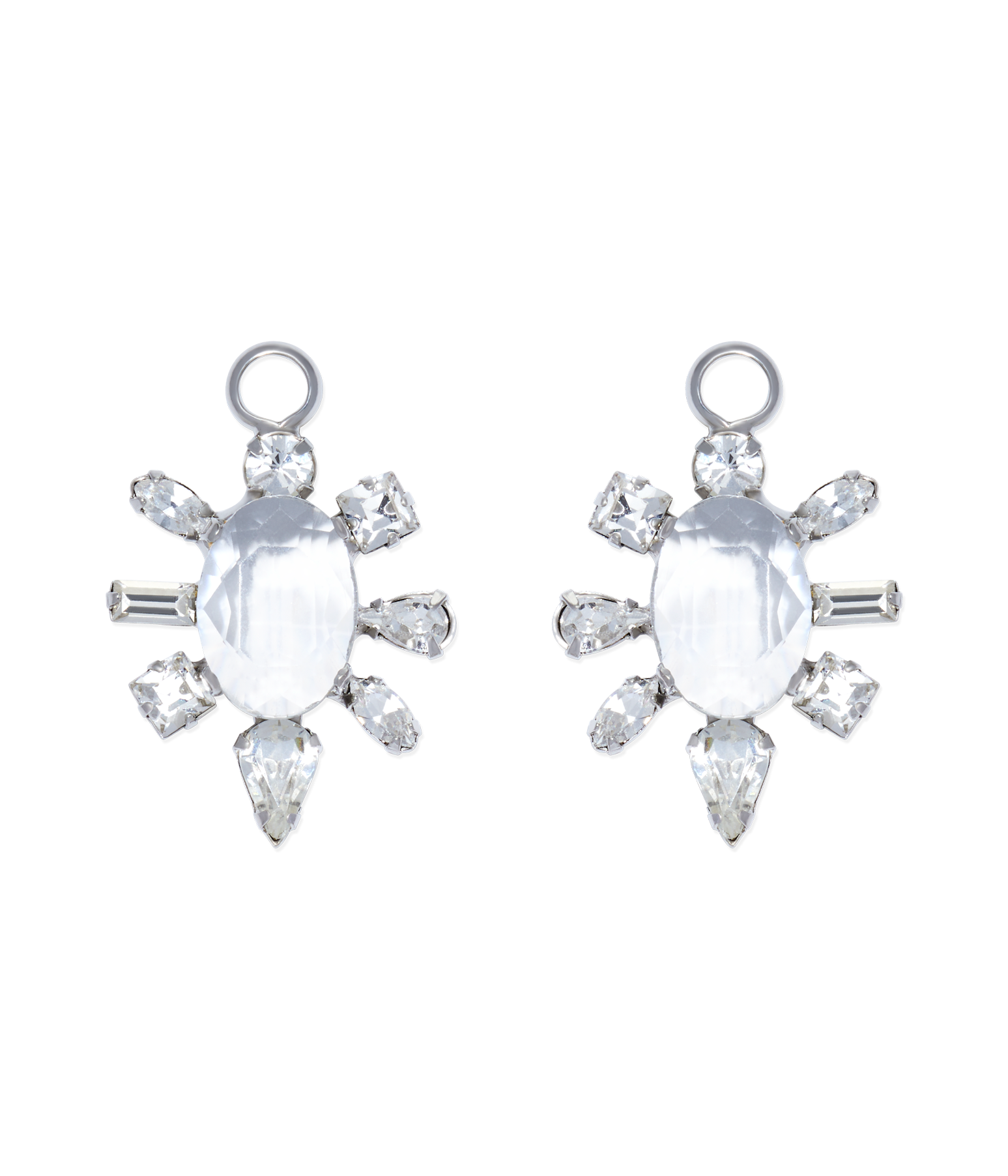 Crystal Burst Huggie Charms