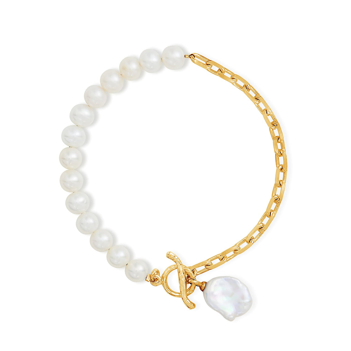 Keshi Luna Pearl™ Chain Bracelet